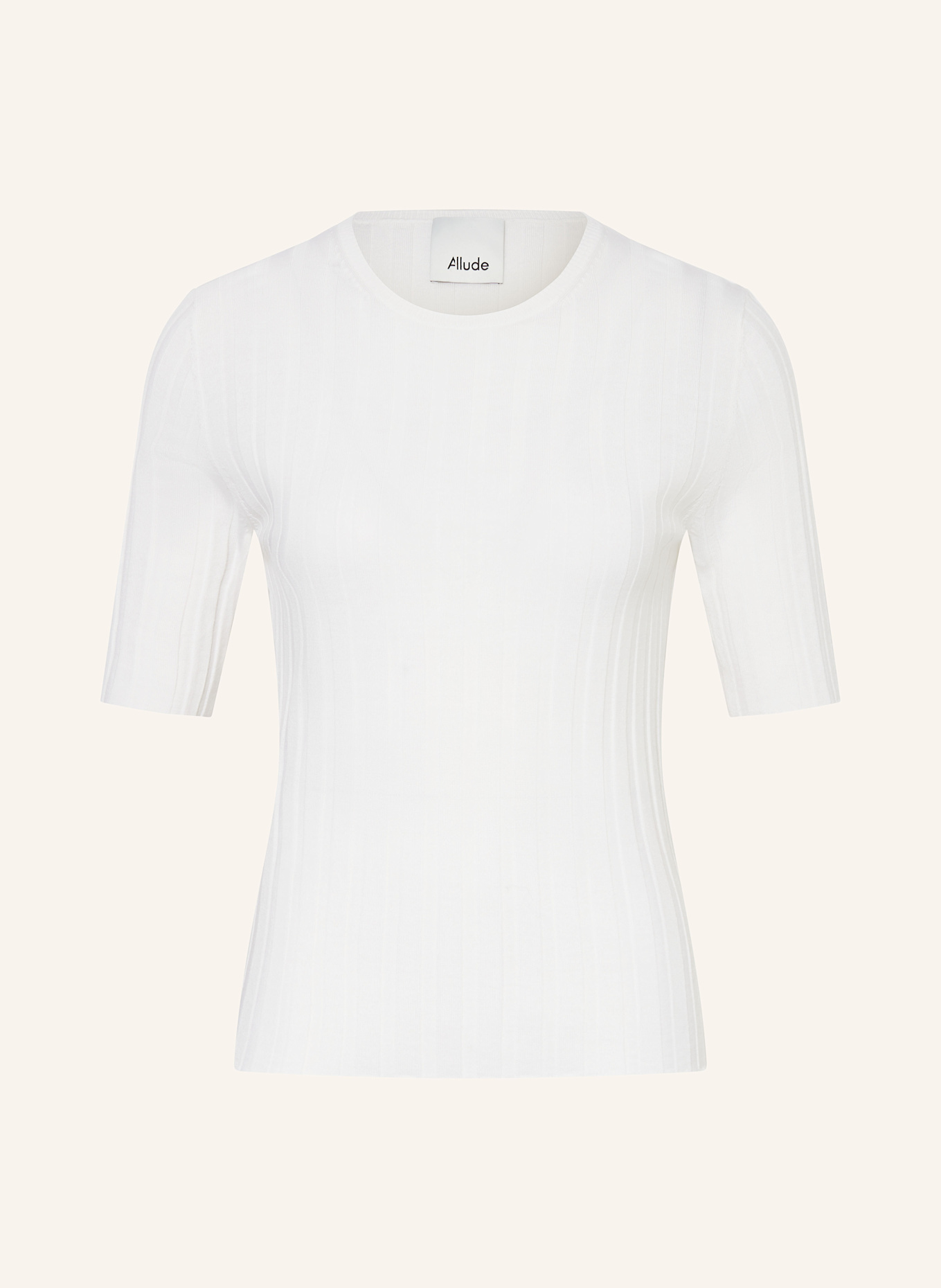 ALLUDE T-Shirt: WEISS