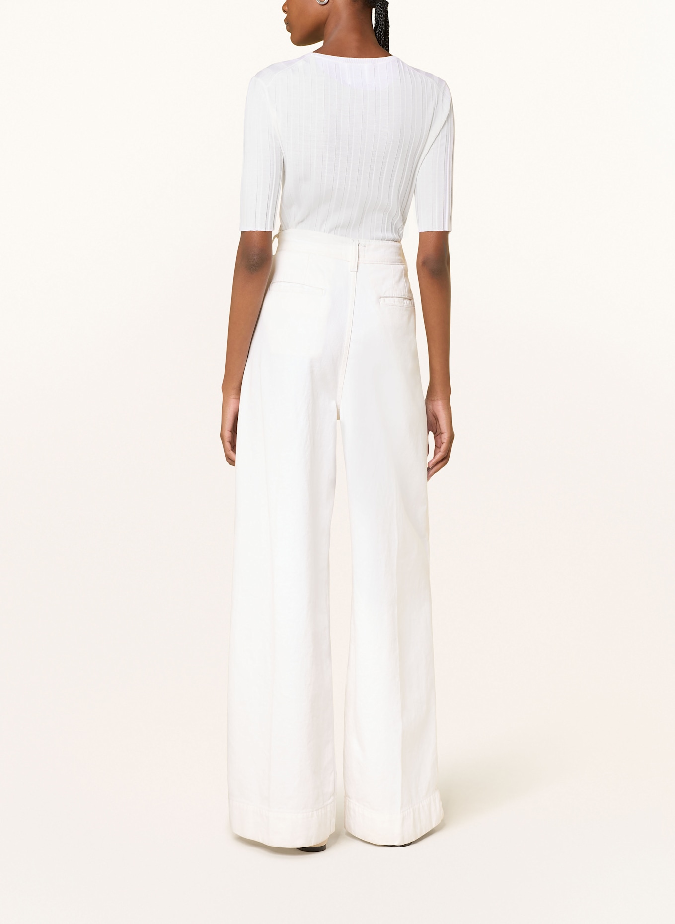 ALLUDE T-Shirt: WEISS