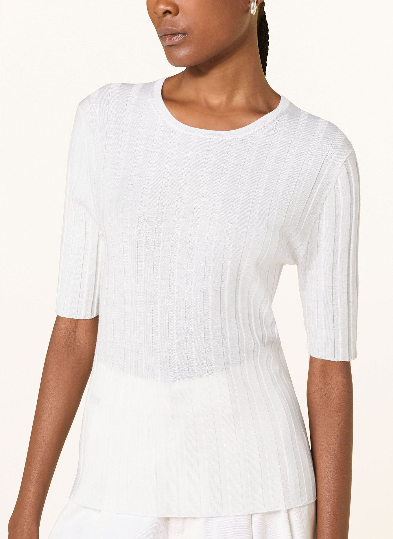 ALLUDE T-Shirt: WEISS