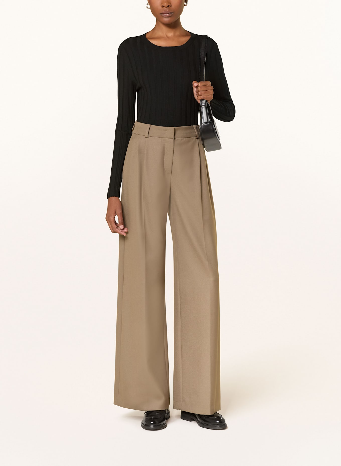 ALLUDE Sweater: BLACK