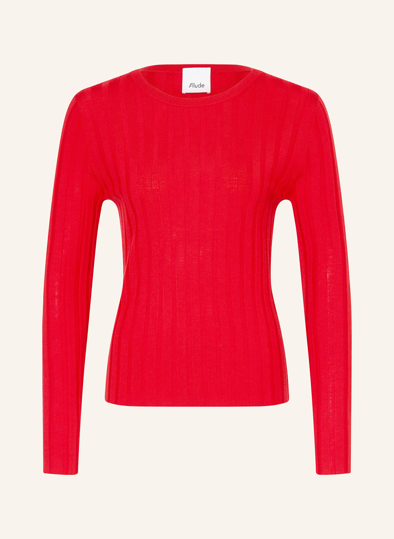 ALLUDE Sweter: CZERWONY