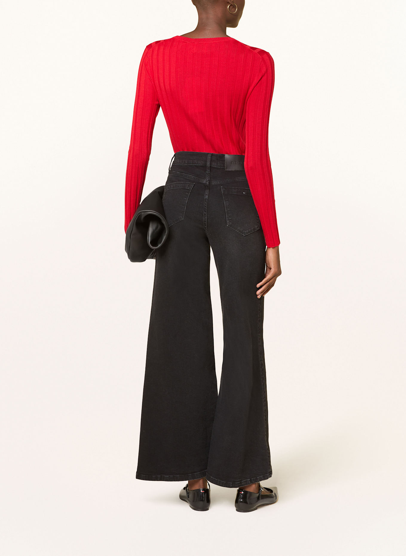 ALLUDE Sweter: CZERWONY