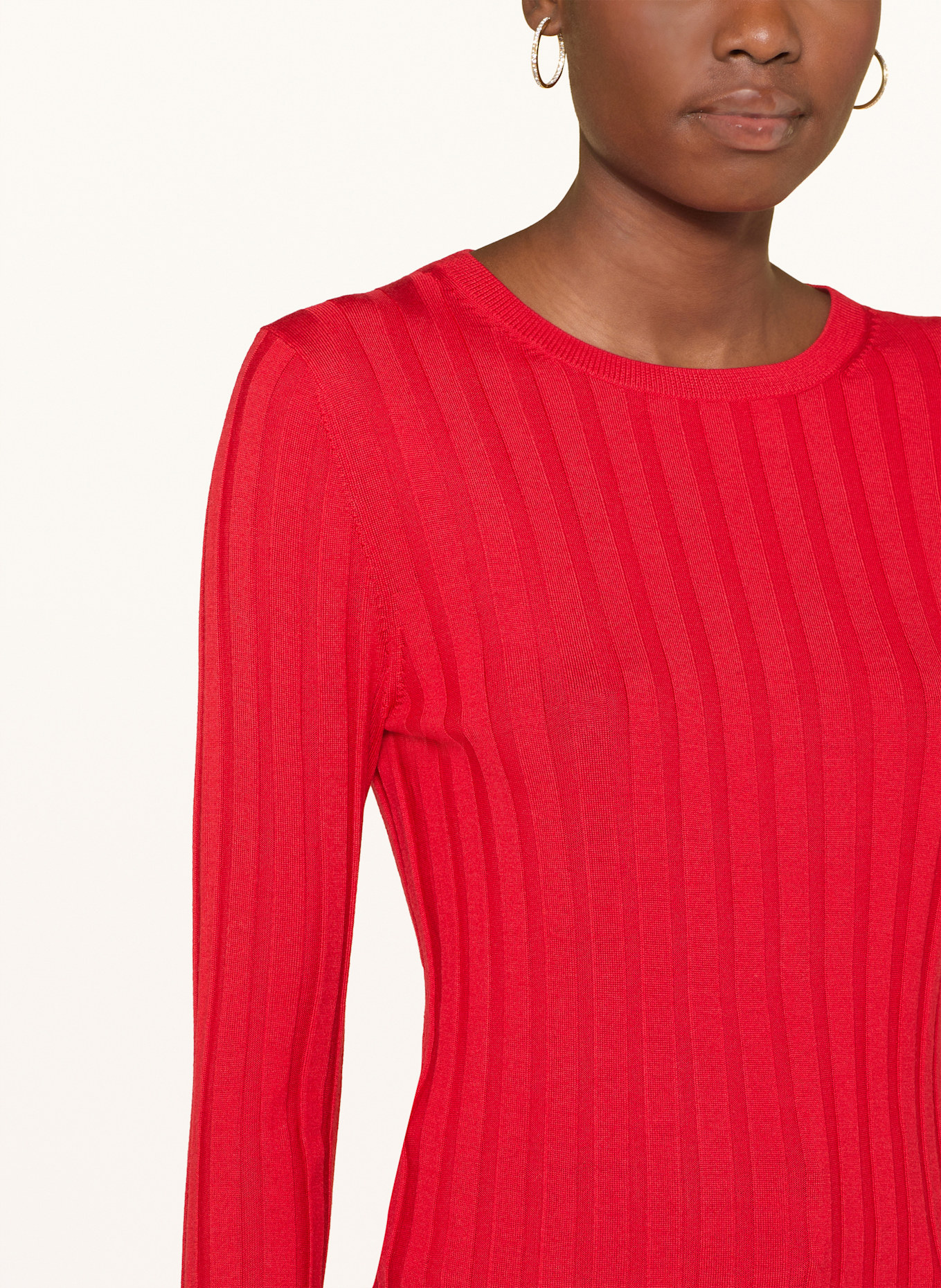 ALLUDE Sweter: CZERWONY