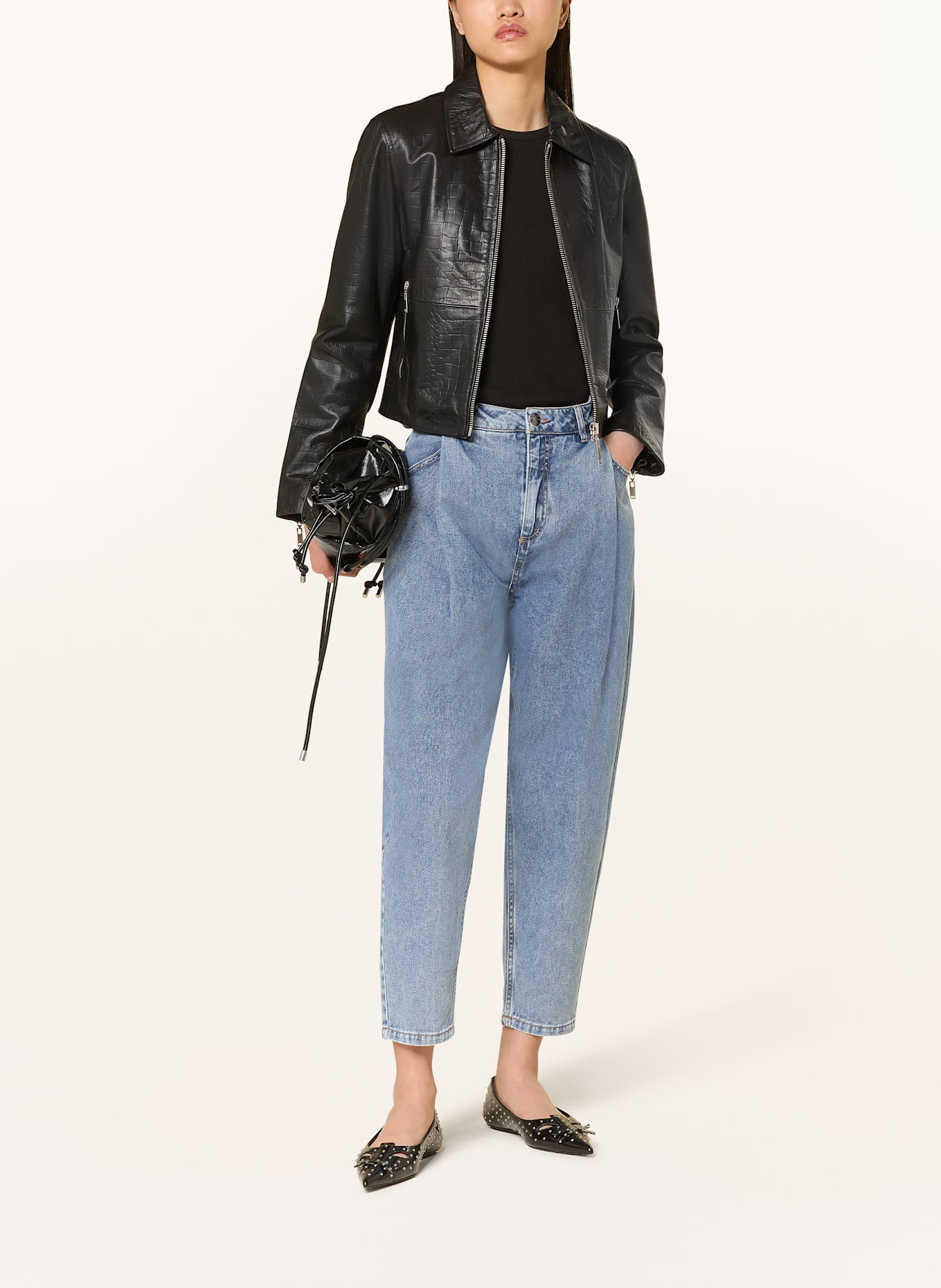 COPENHAGEN MUSE Mom Jeans CMJEYCE: 1490 Denim Blue