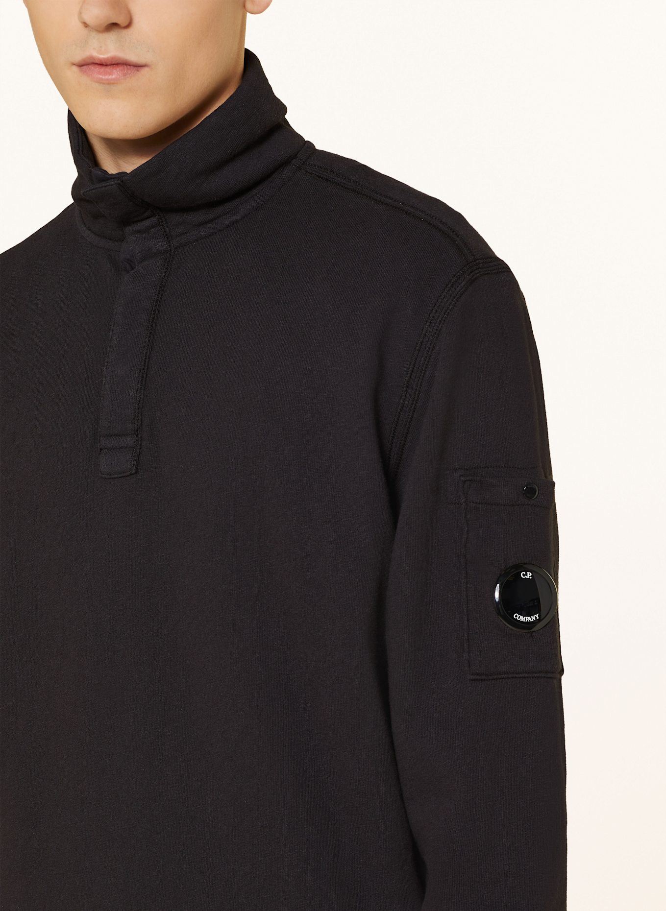 C.P. COMPANY Bluza nierozpinana: CZARNY
