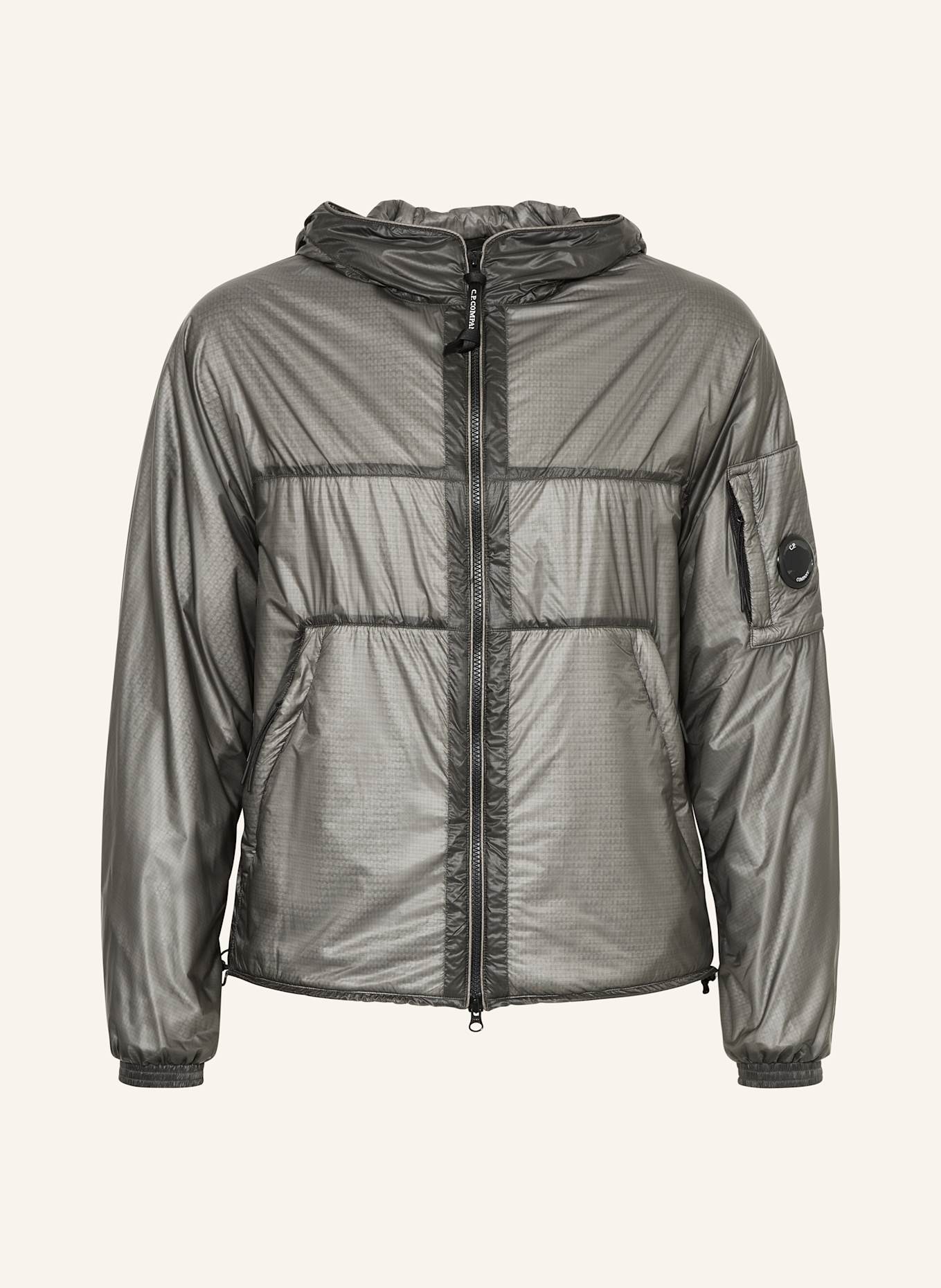 C.P. COMPANY Funkční bunda: TMAVĚ ŠEDÁ