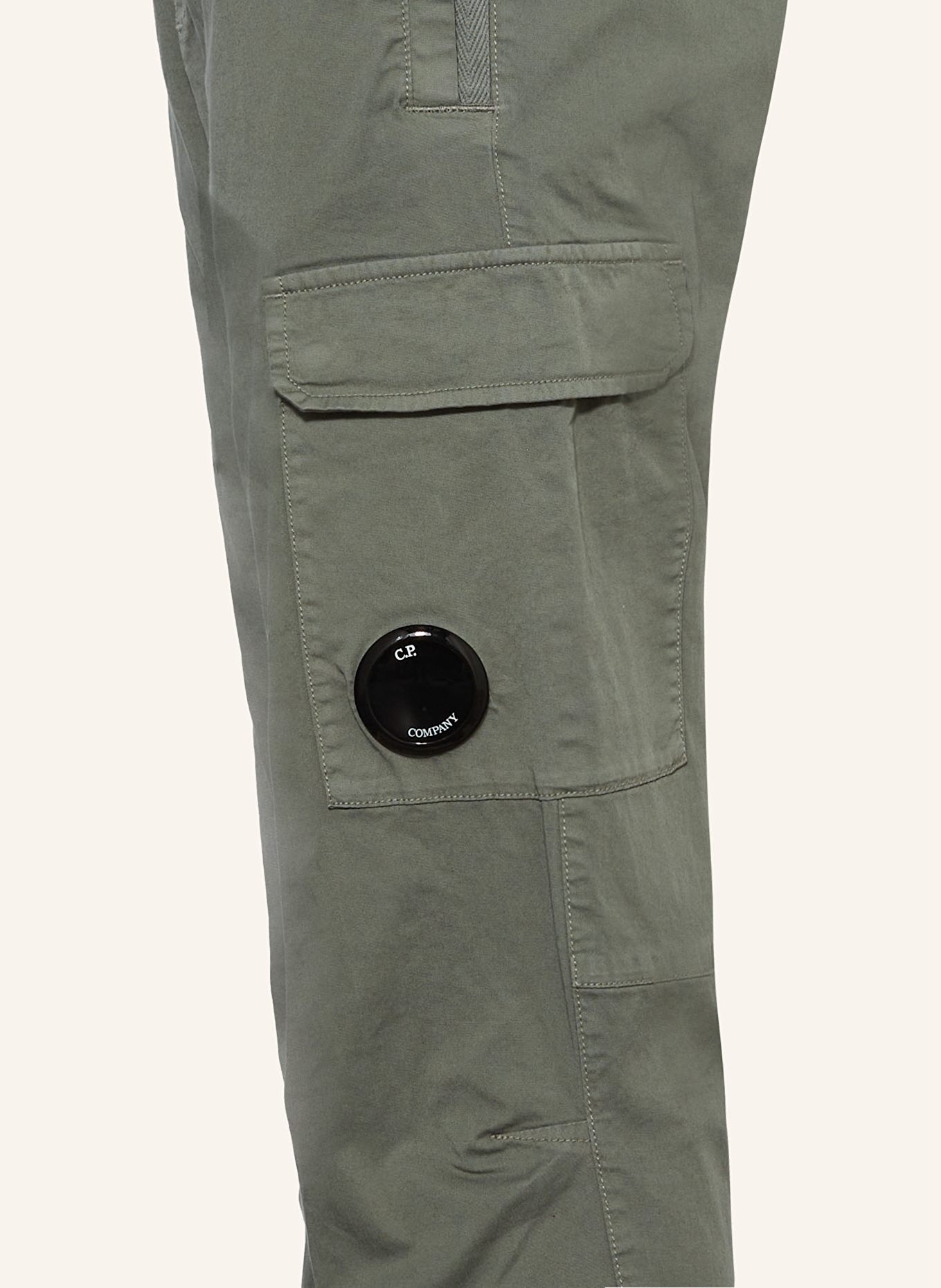 C.P. COMPANY Cargohose: GRÜN