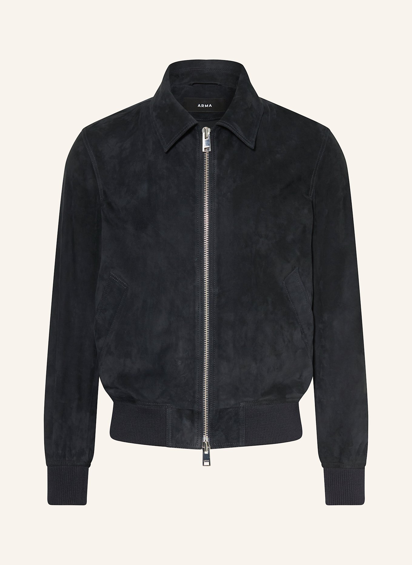 ARMA Lederjacke ARROW: DUNKELBLAU