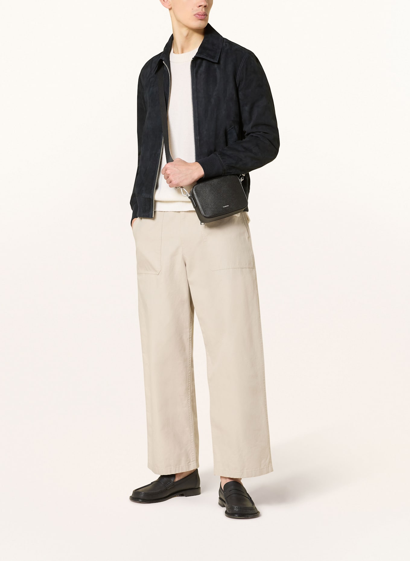 ARMA Lederjacke ARROW: DUNKELBLAU