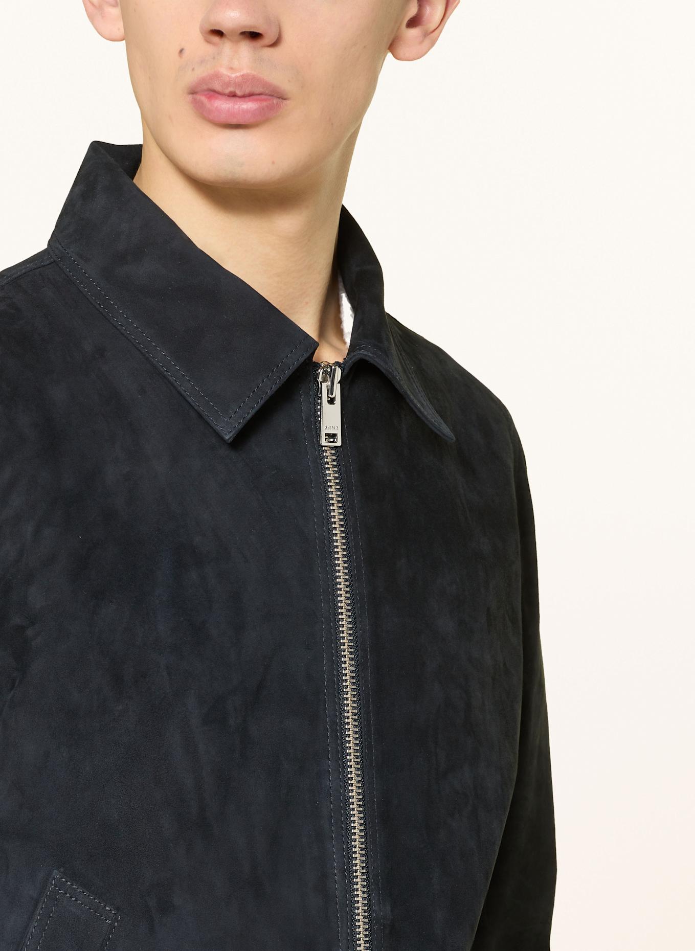 ARMA Lederjacke ARROW: DUNKELBLAU