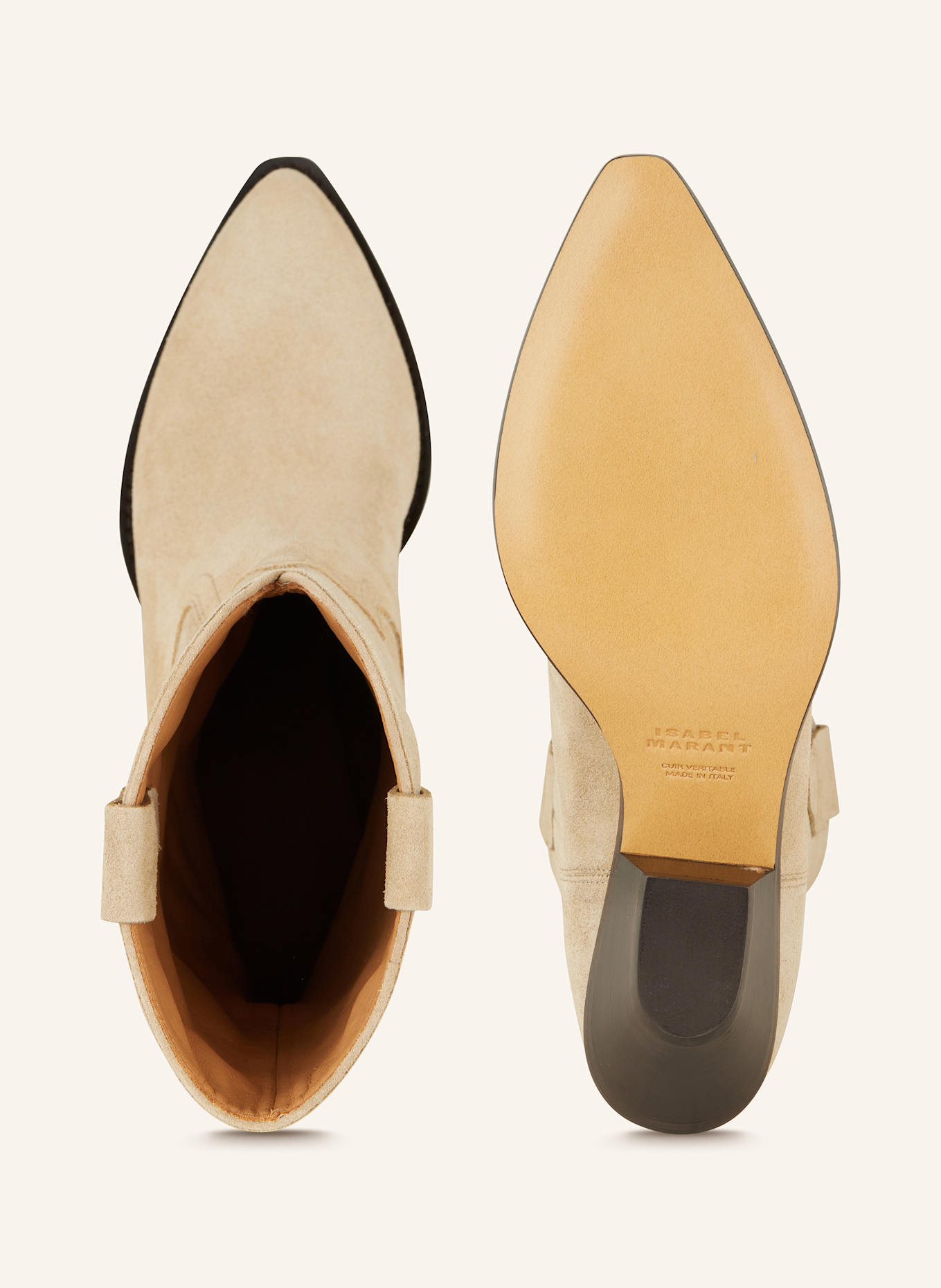 ISABEL MARANT Cowboy Boots DAHOPE: BEIGE