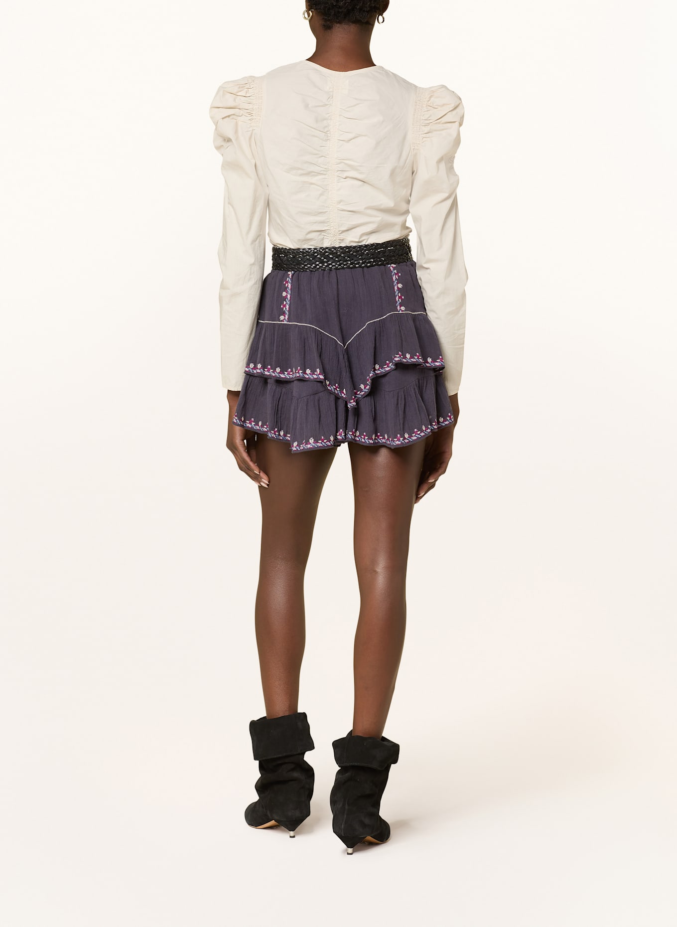 MARANT ÉTOILE Skort JOCADIA: DUNKELBLAU / DUNKELLILA / HELLLILA