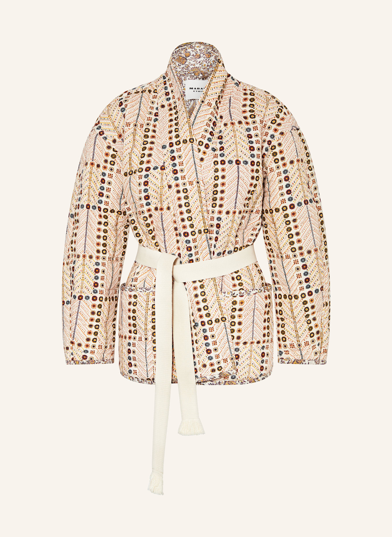 MARANT ÉTOILE Steppjacke CHANCEL: ECRU / CREME / GELB