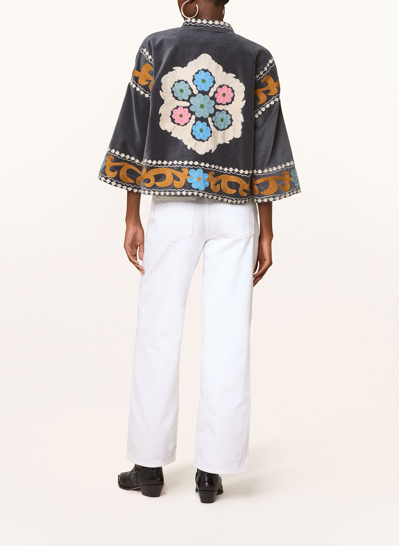 Layla Girls Linen Utility Jacket | 4-6X