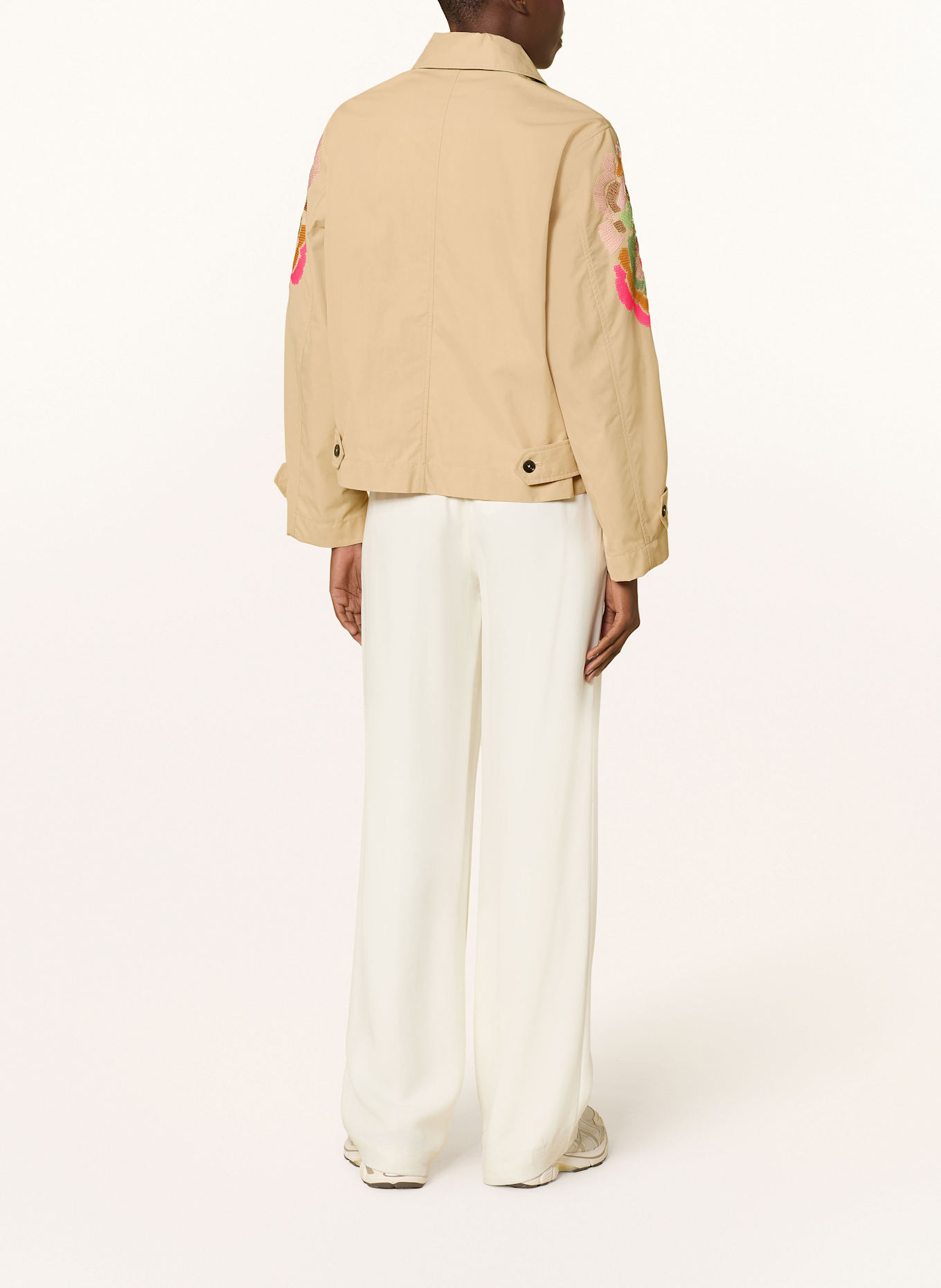 No.1 Como Fieldjacket BLUE mit Pailletten: BEIGE