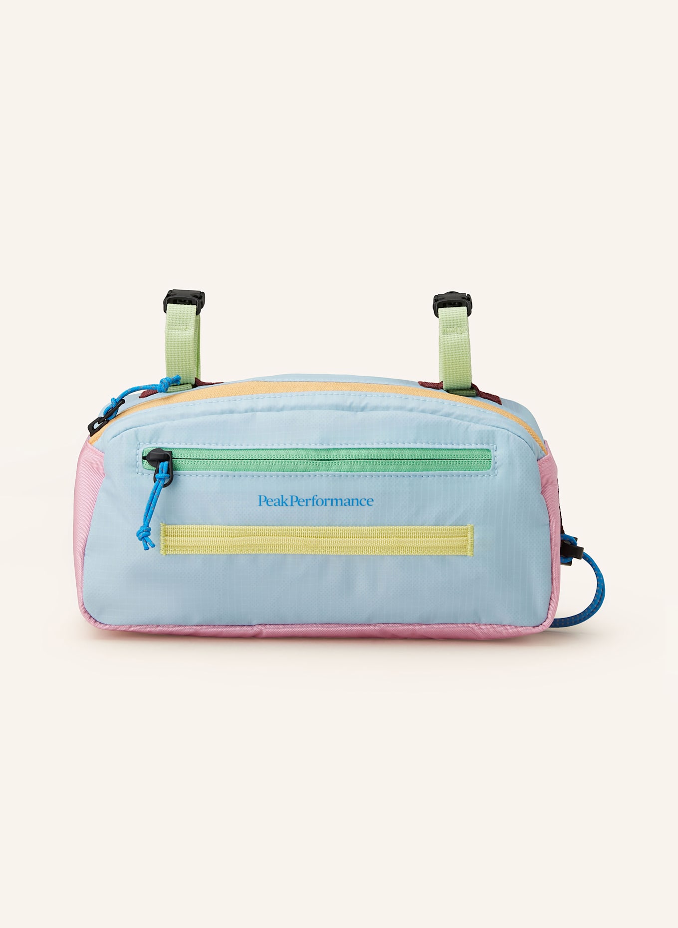 Peak Performance 2-in-1-Fahrradtasche 2,3 l: HELLBLAU / ROSA / MINT