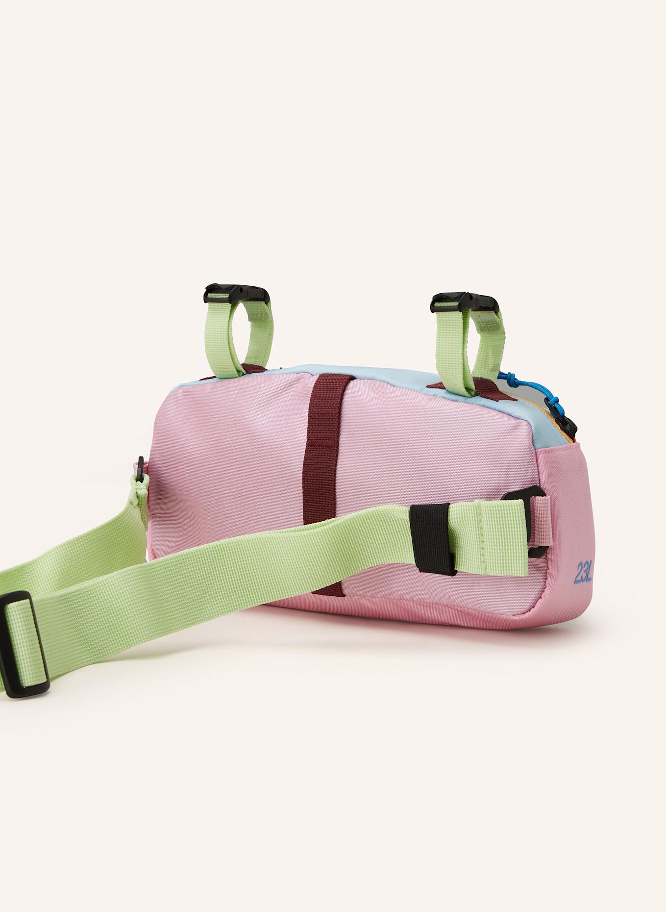 Peak Performance 2-in-1-Fahrradtasche 2,3 l: HELLBLAU / ROSA / MINT