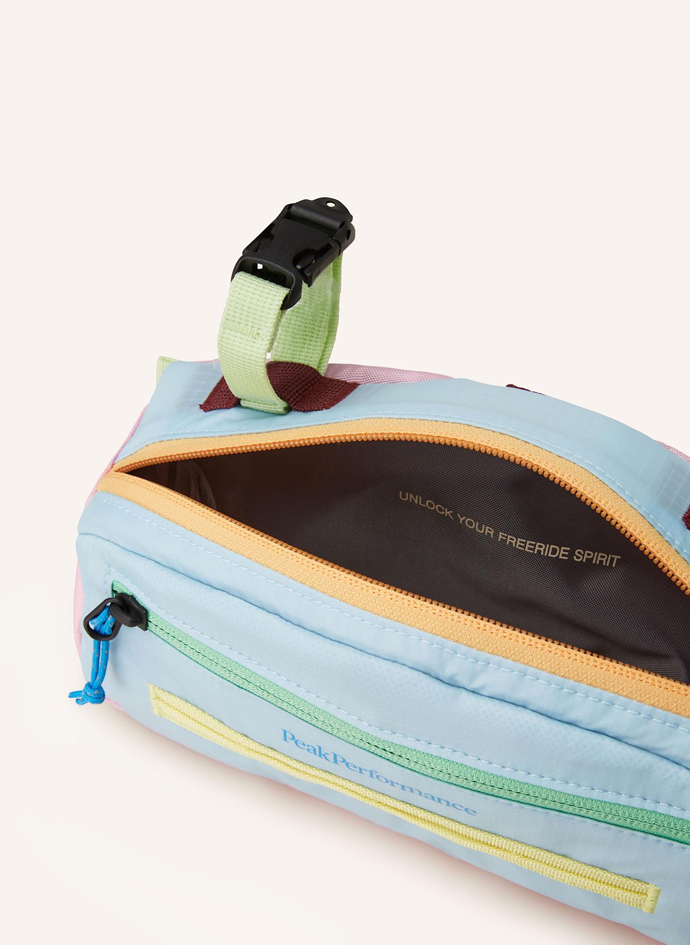 Peak Performance 2-in-1-Fahrradtasche 2,3 l: HELLBLAU / ROSA / MINT