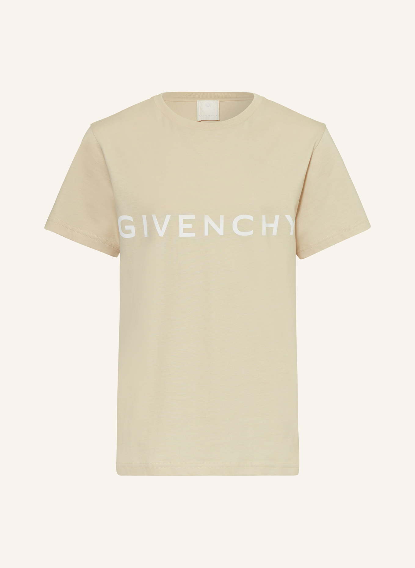 GIVENCHY T-Shirt: BEIGE/ CREME