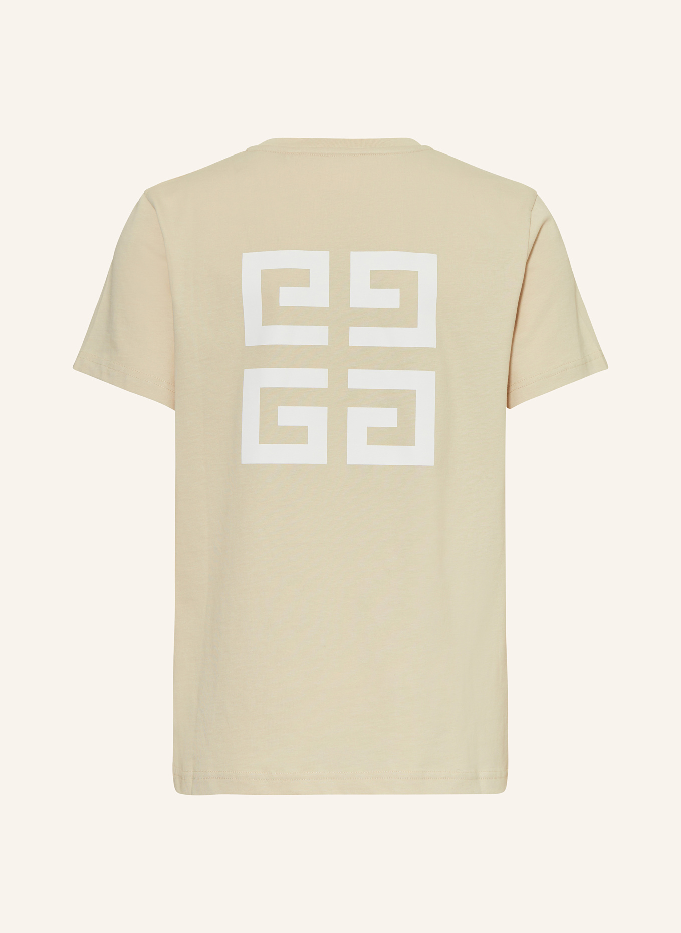 GIVENCHY T-Shirt: BEIGE/ CREME