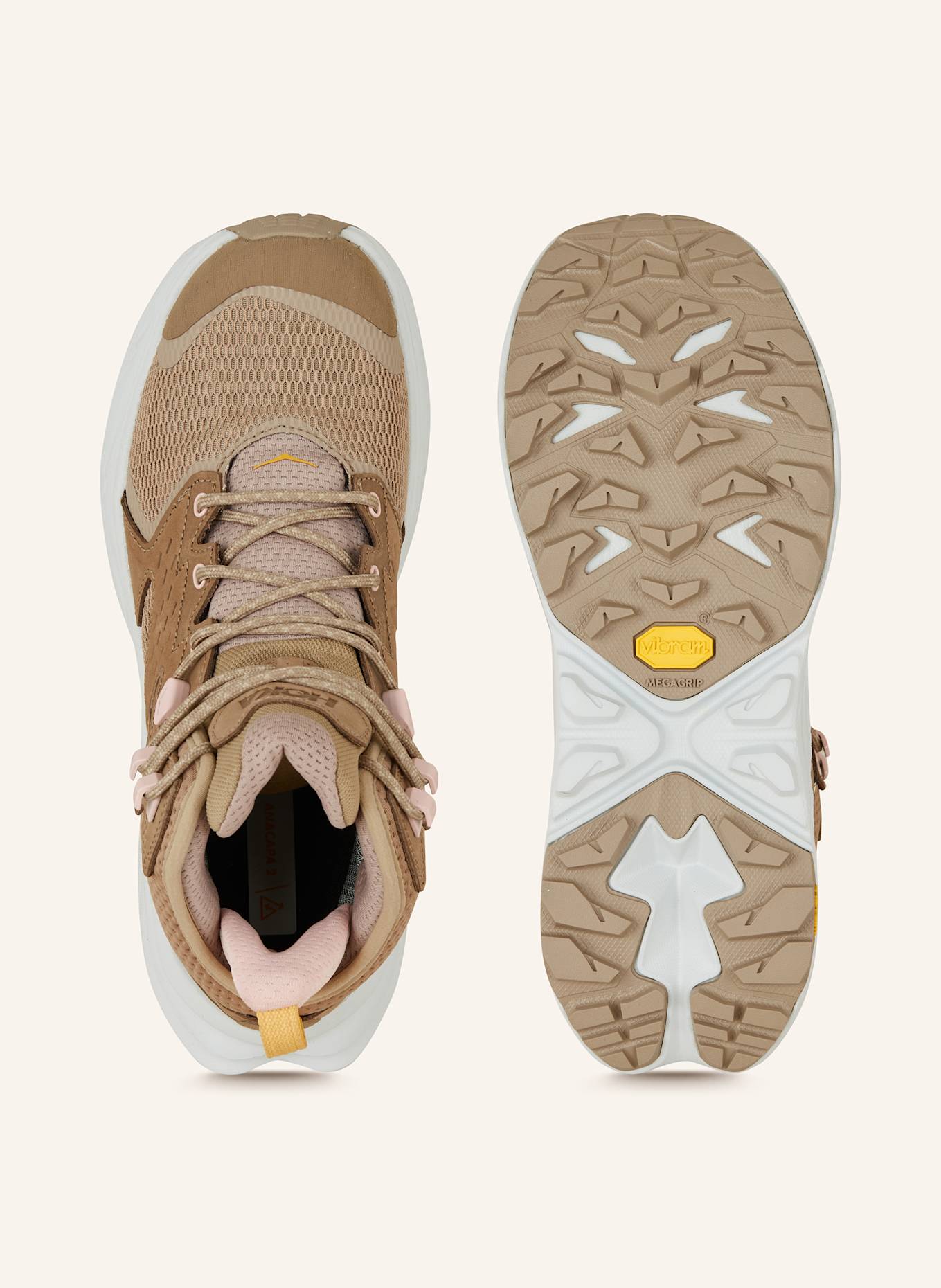 HOKA Wanderschuhe ANACAPA 2 MID GTX: BEIGE