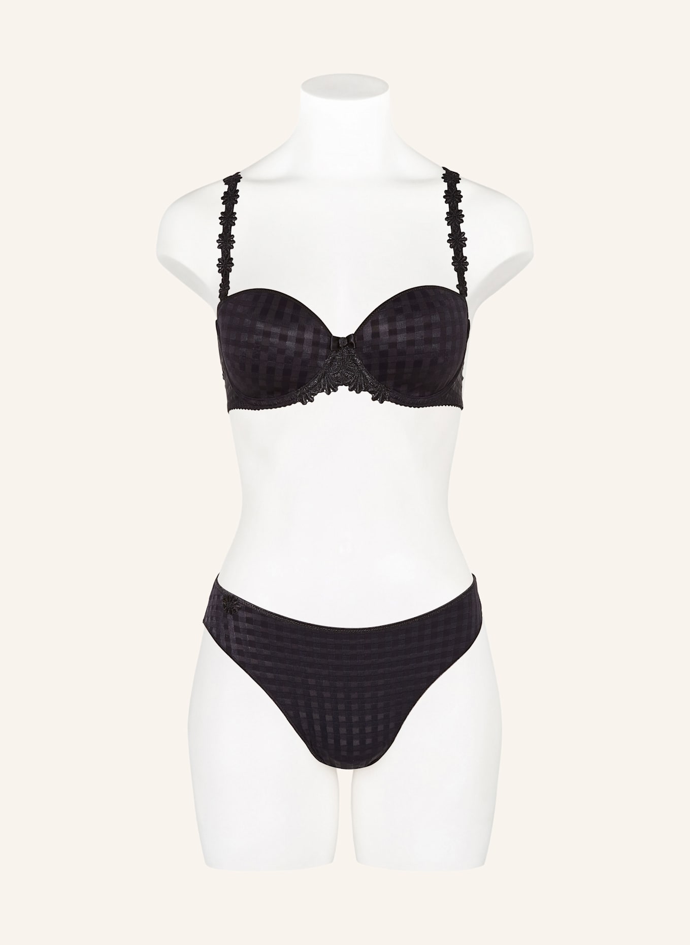 MARIE JO Balconette bra AVERO: BLACK