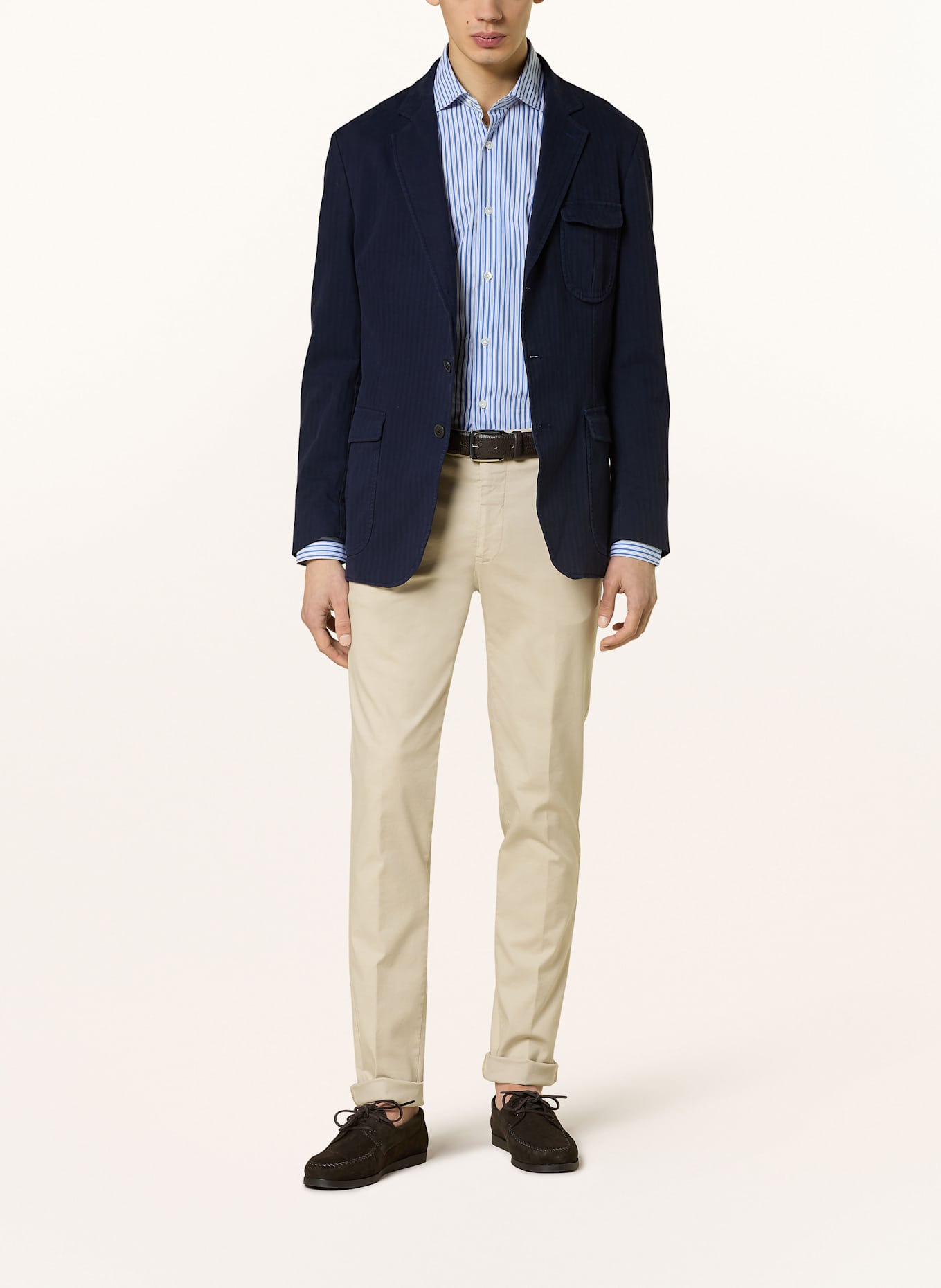 HACKETT LONDON Tailored jacket slim fit: DARK BLUE