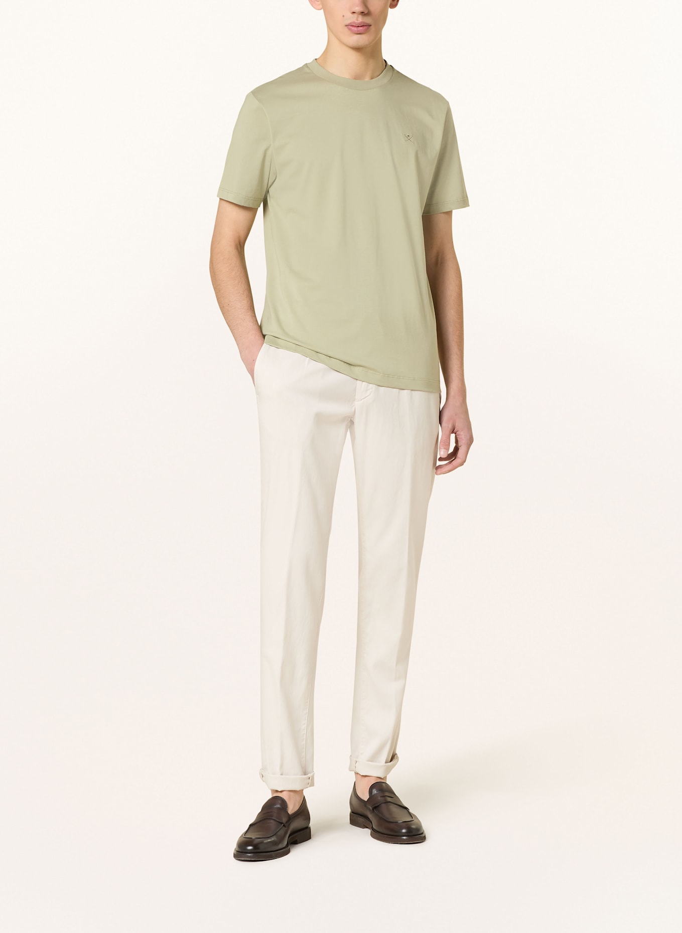 HACKETT LONDON T-Shirt: HELLGRÜN