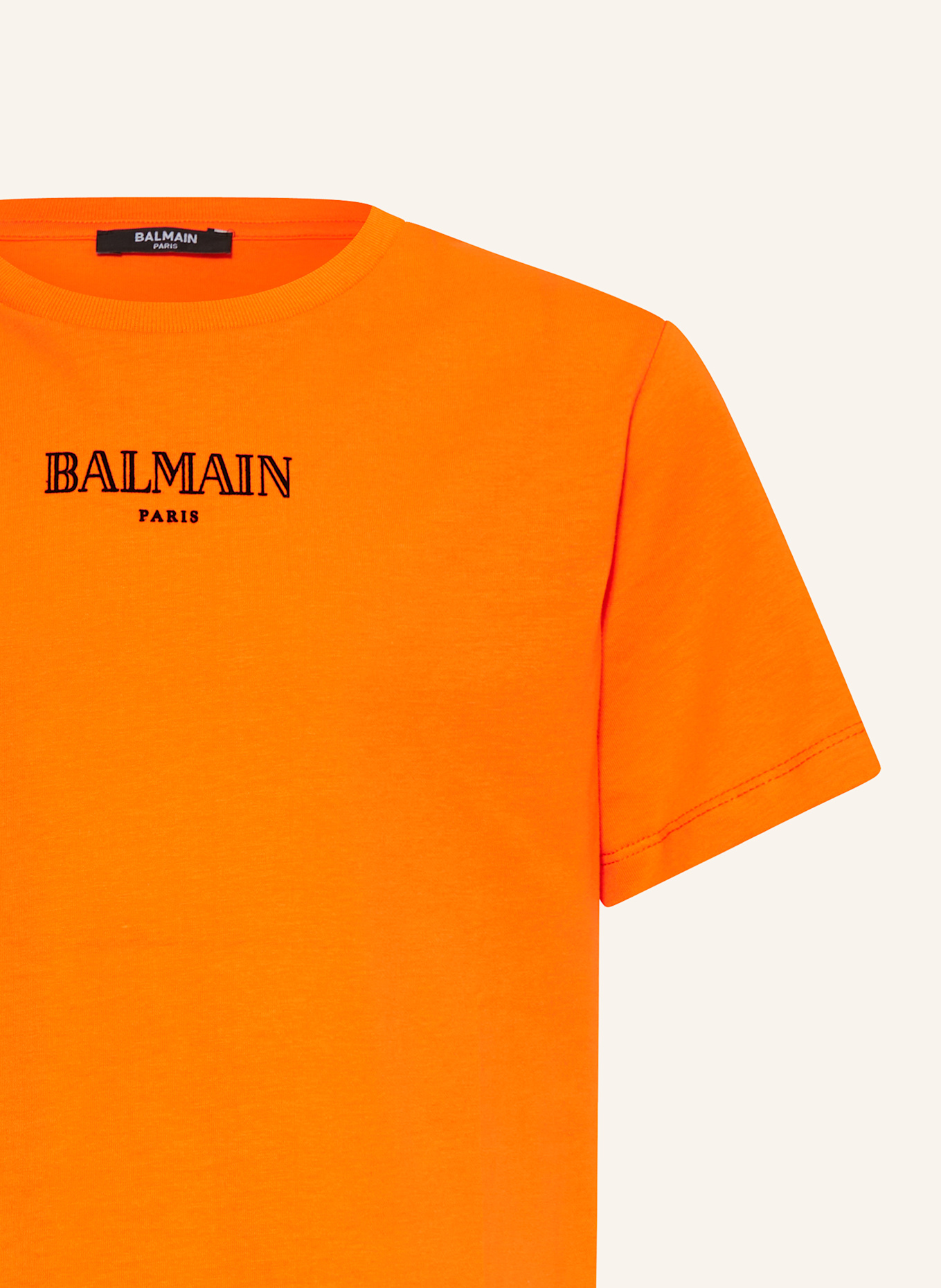 BALMAIN T-shirt: POMARAŃCZOWY