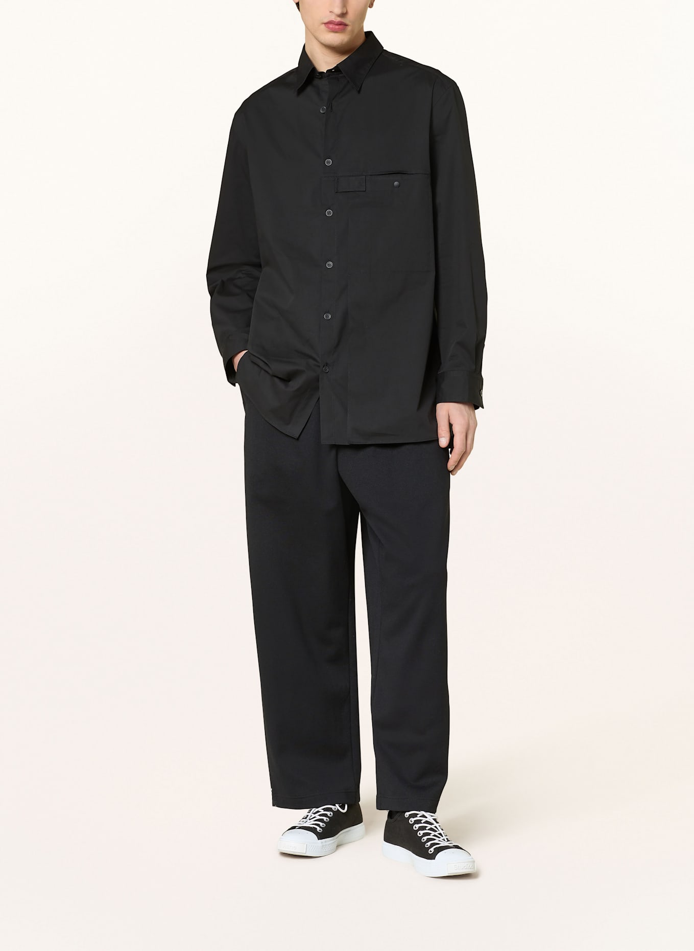 Y-3 REG Comfort Fit shirt: BLACK