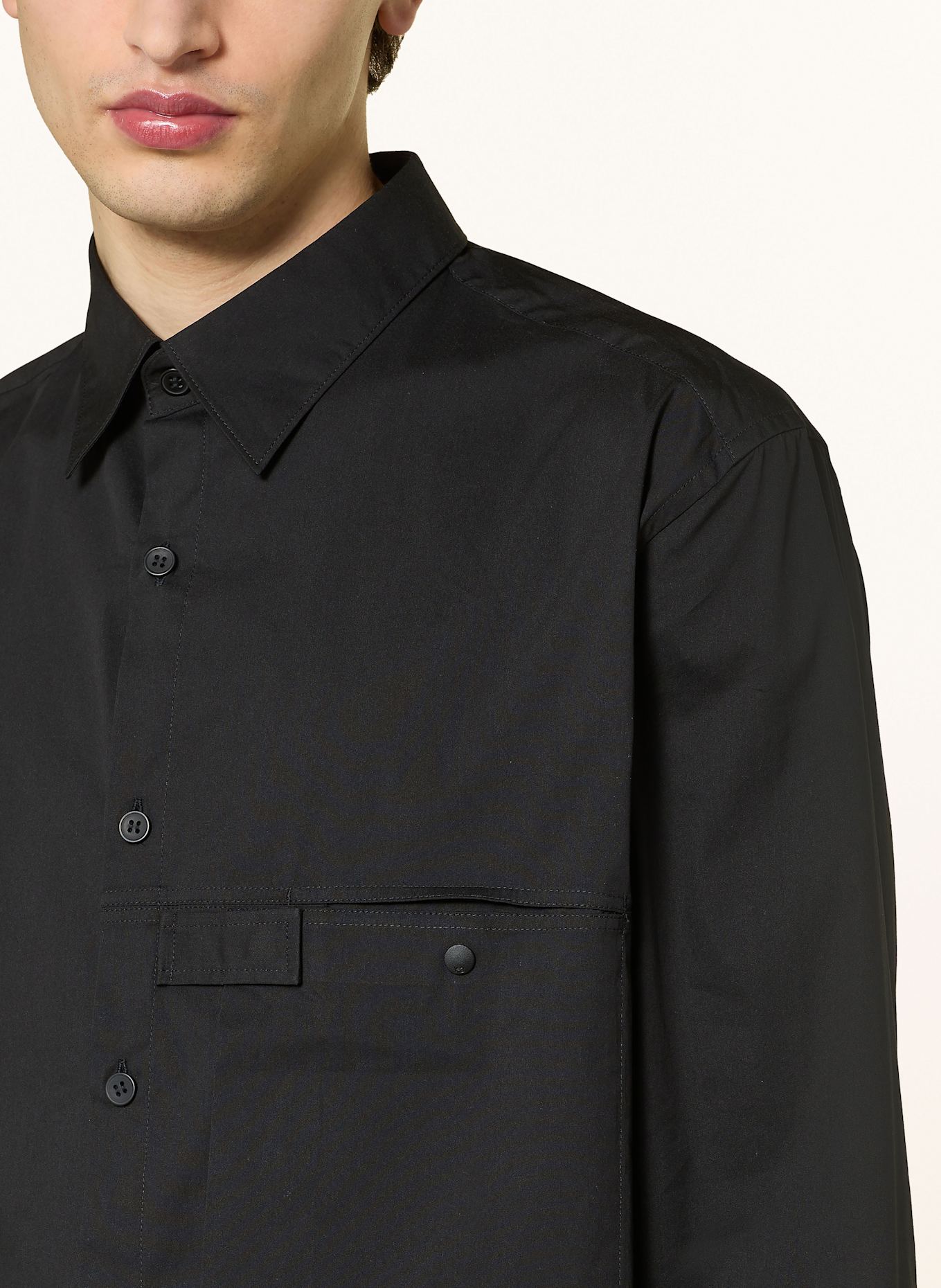 Y-3 REG Comfort Fit shirt: BLACK