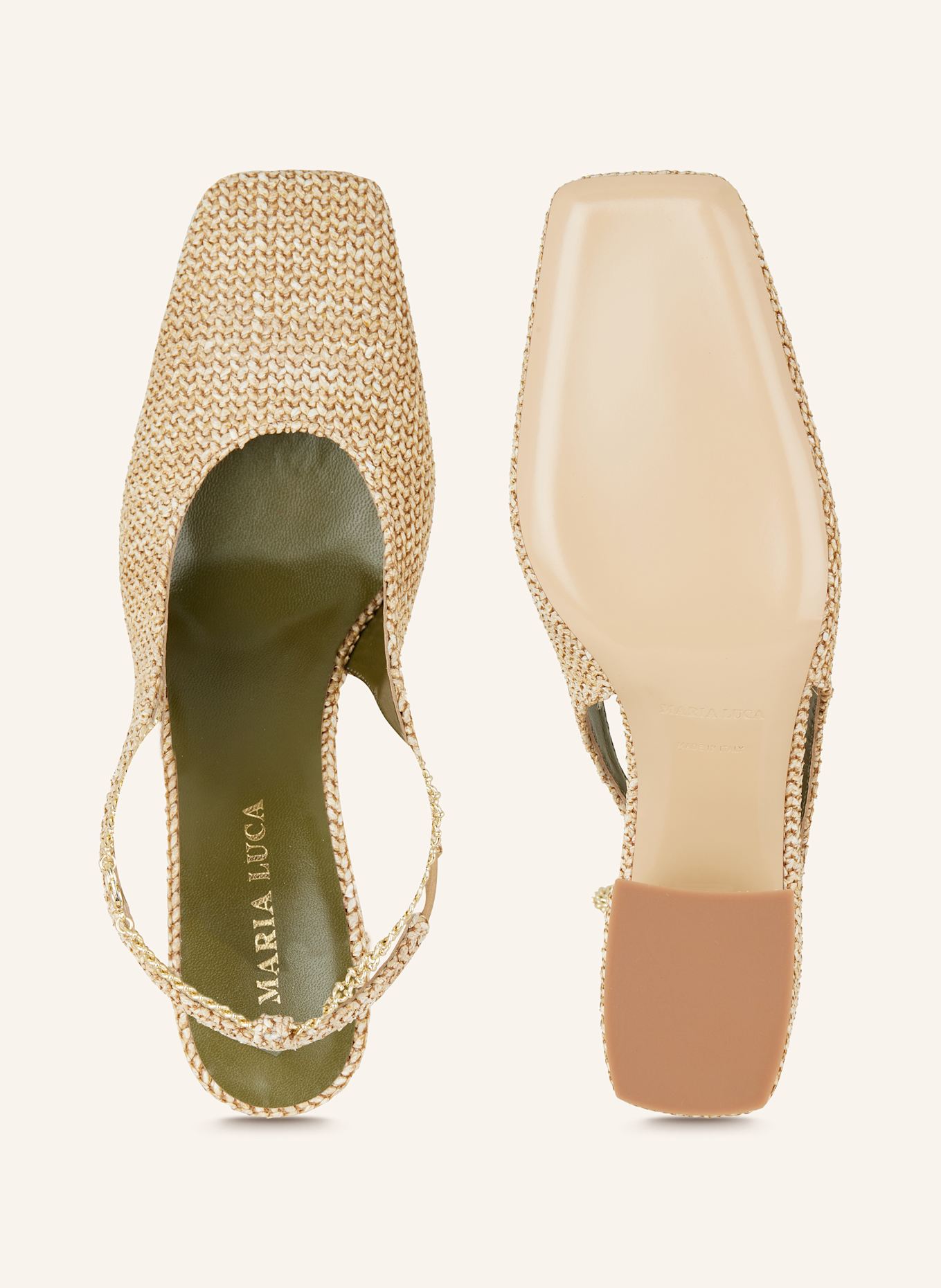 MARIA LUCA Slingpumps ILARIA: BEIGE