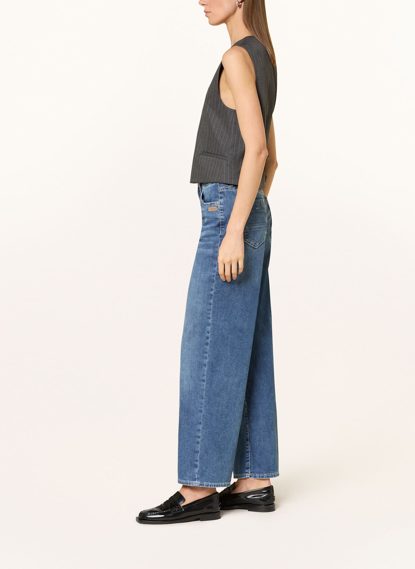 GANG Wide Leg Jeans 94CARLOTTA: 7596 medium summer wash