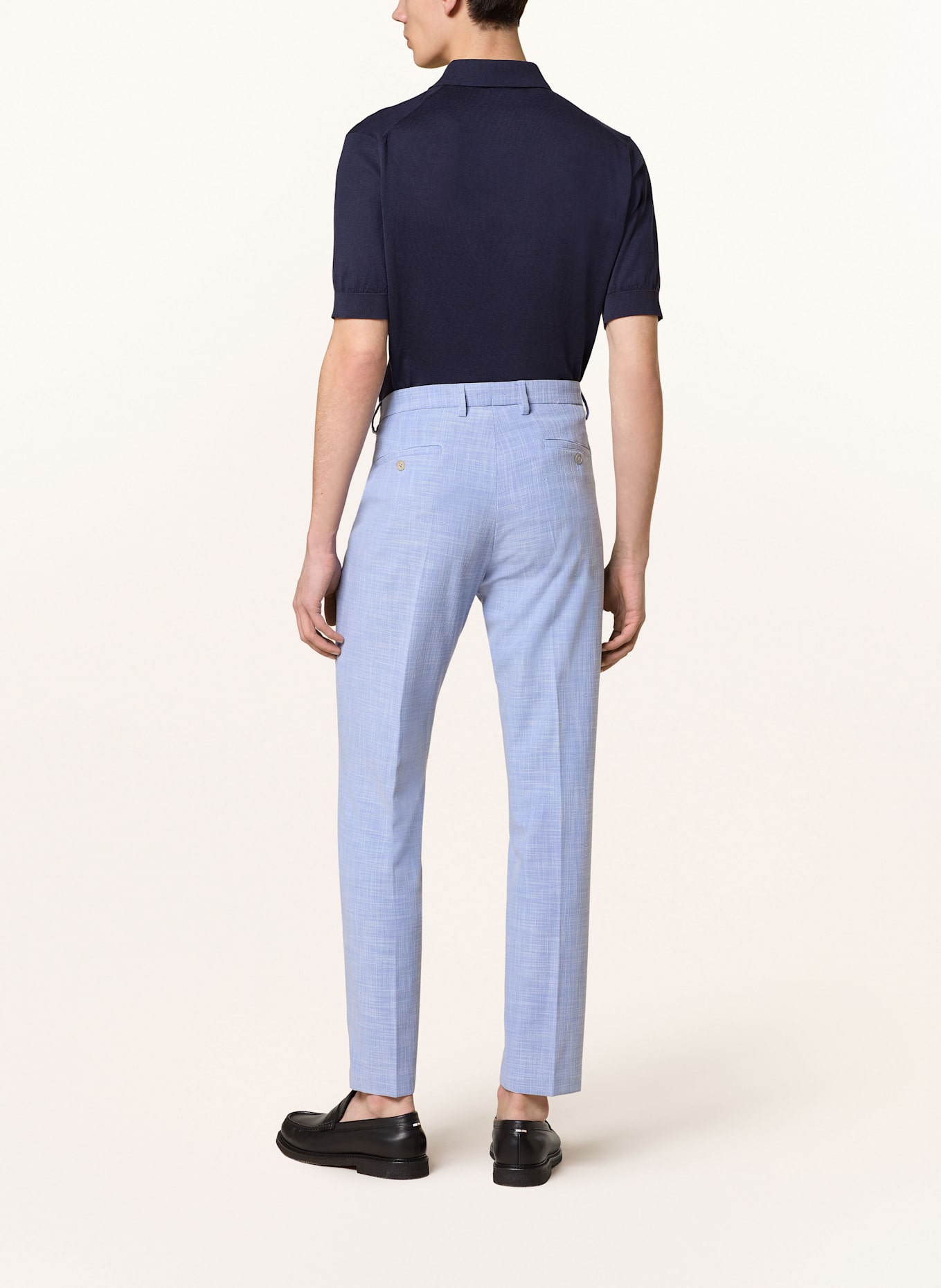 pierre cardin Spodnie garniturowe PC-RAY slim fit: 6027 Blue bell