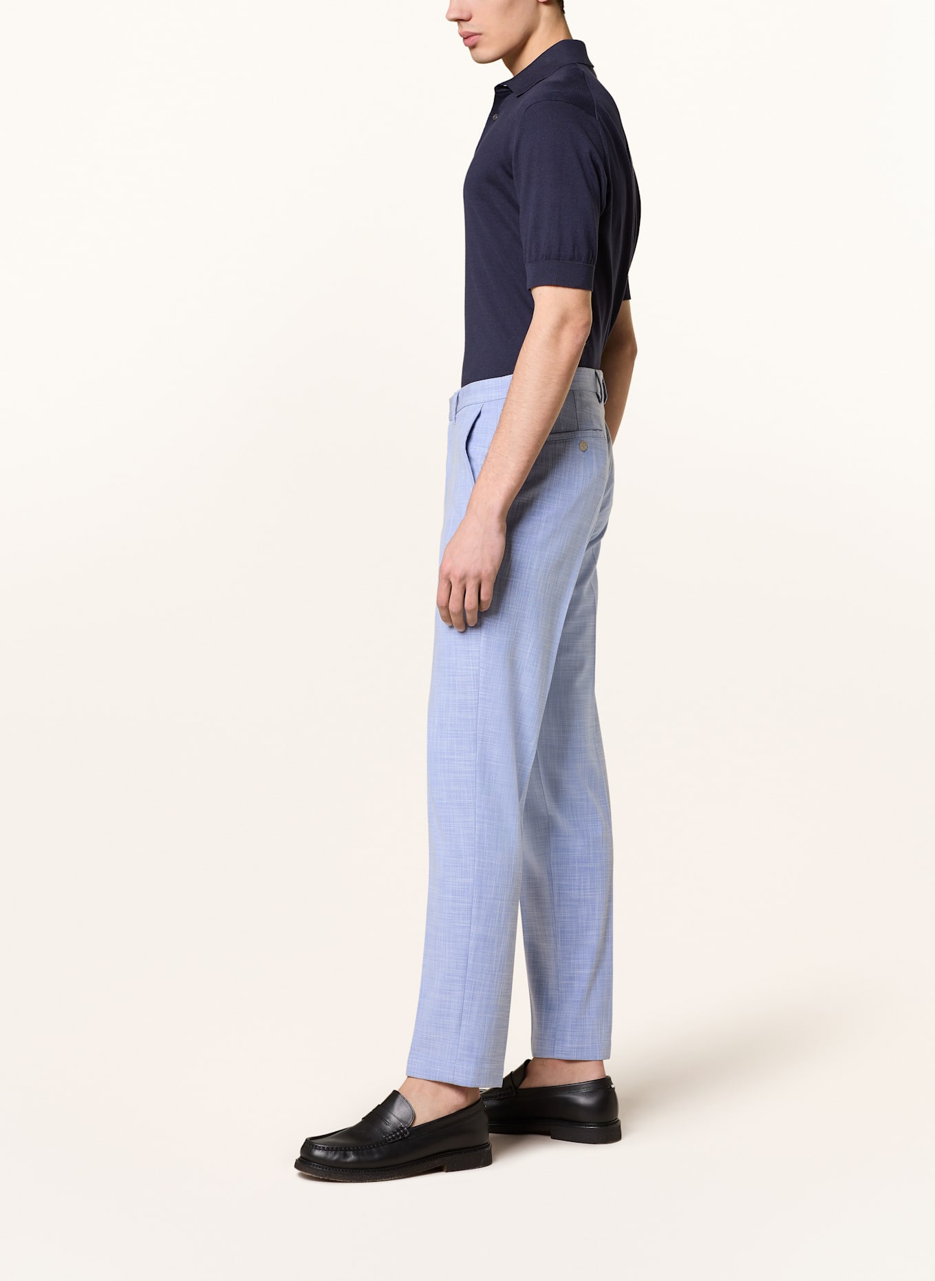 pierre cardin Spodnie garniturowe PC-RAY slim fit: 6027 Blue bell
