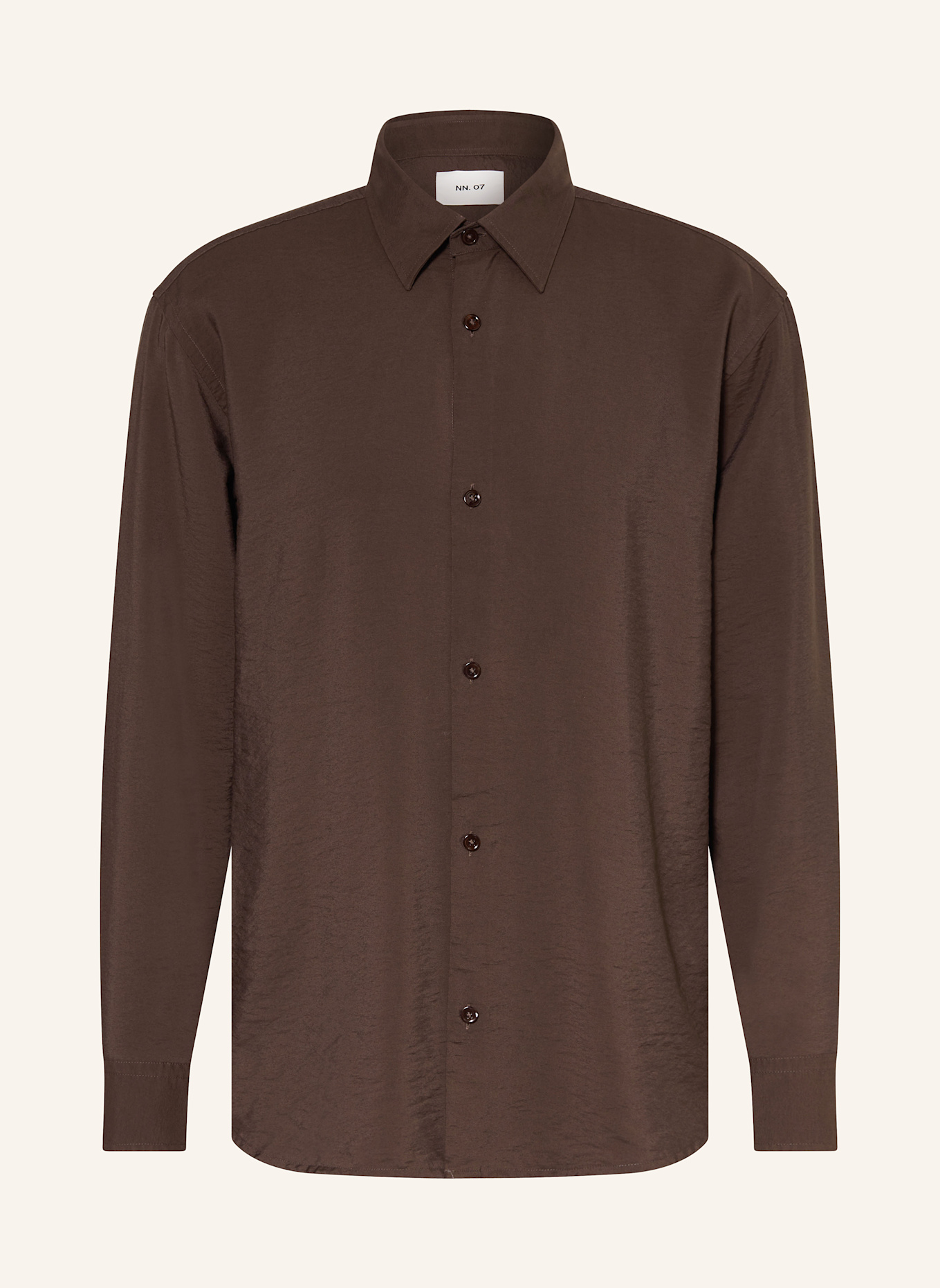 NN.07 Košile FREDDY Comfort Fit: TMAVĚ HNĚDÁ