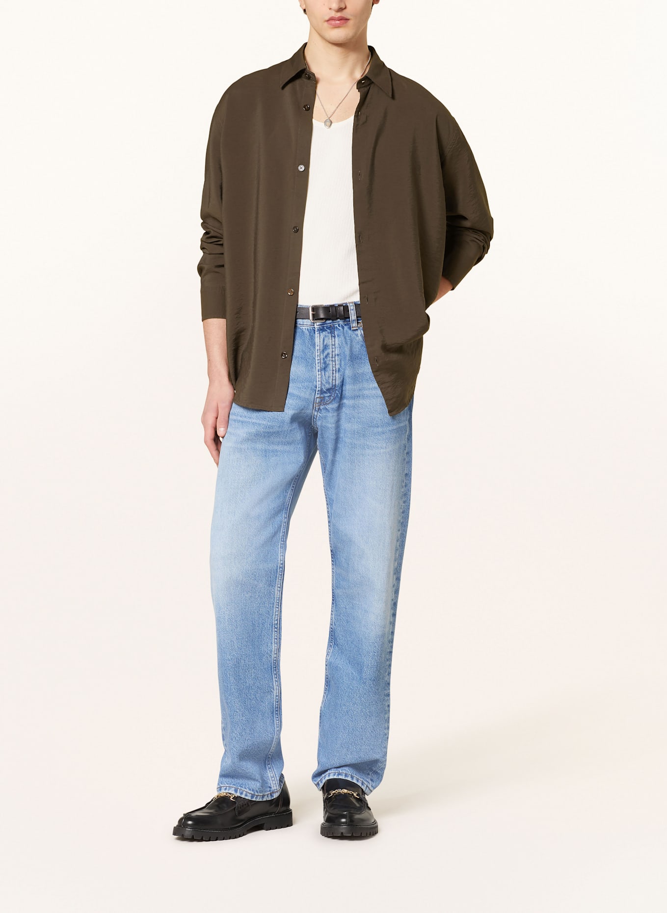 NN.07 Košile FREDDY Comfort Fit: TMAVĚ HNĚDÁ