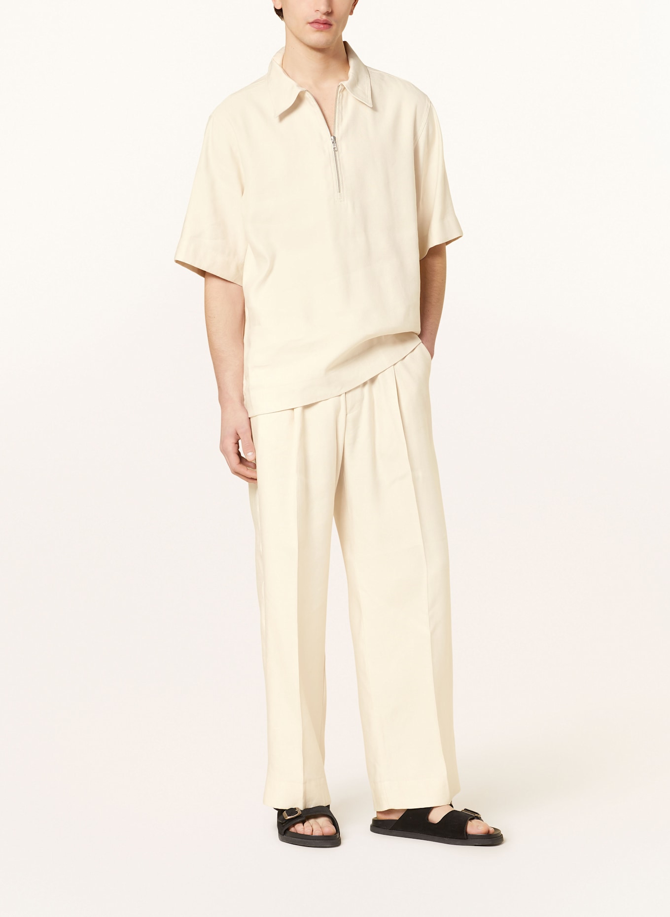 NN.07 Úpletová polokošile BRUNO Regular Fit: REŽNÁ