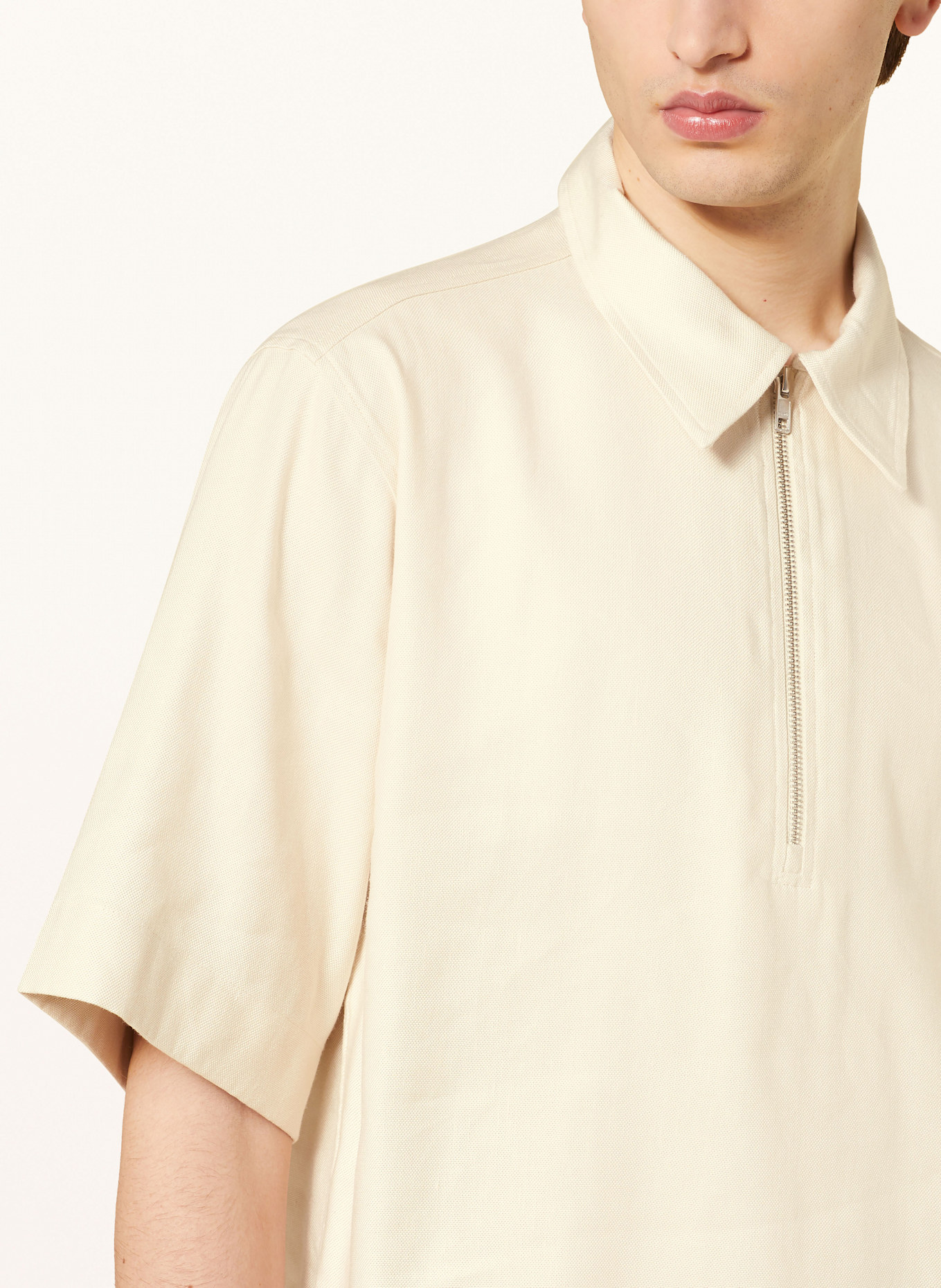 NN.07 Úpletová polokošile BRUNO Regular Fit: REŽNÁ