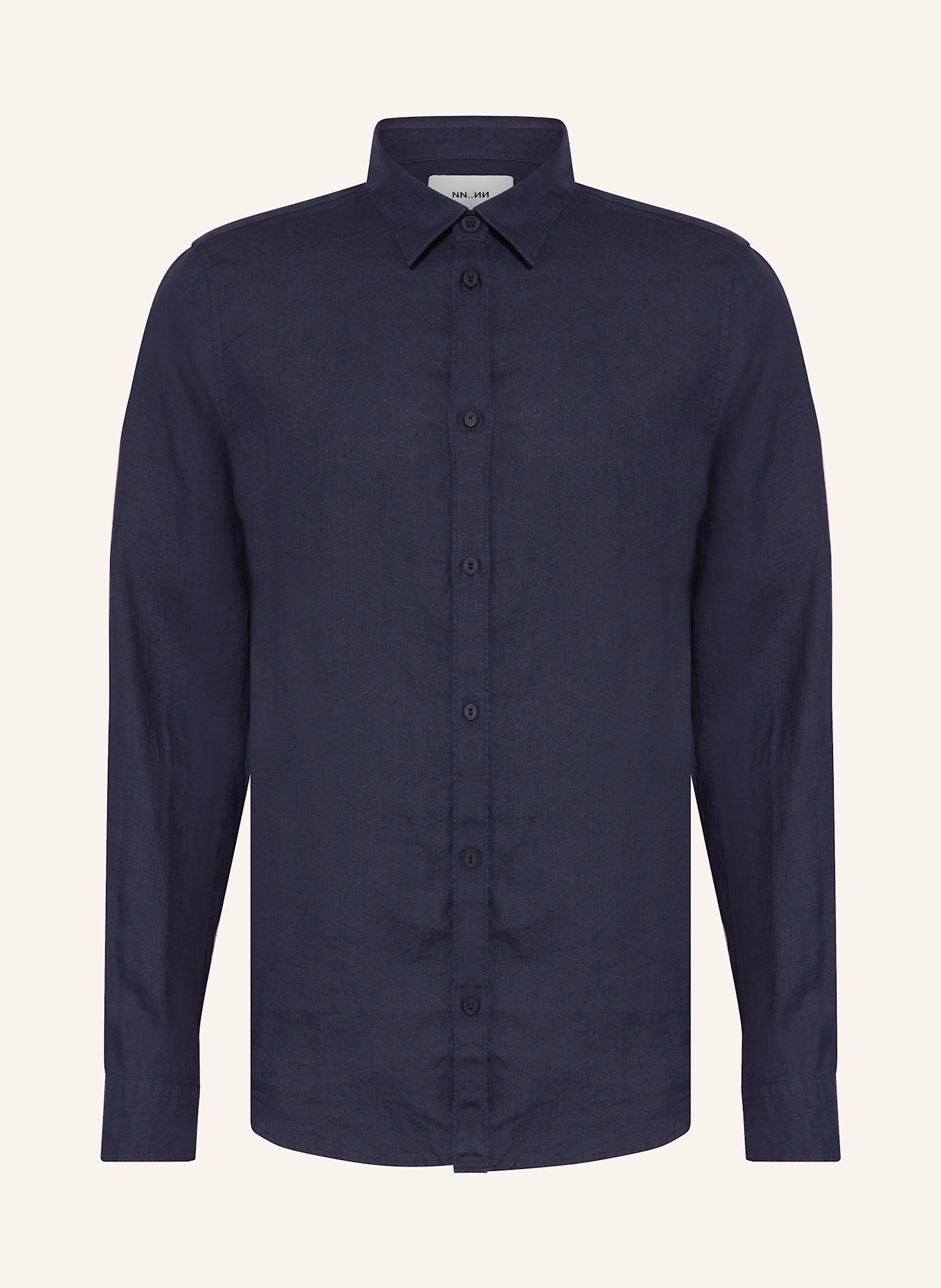 NN.07 Leinenhemd ENZO Regular Fit: DUNKELBLAU
