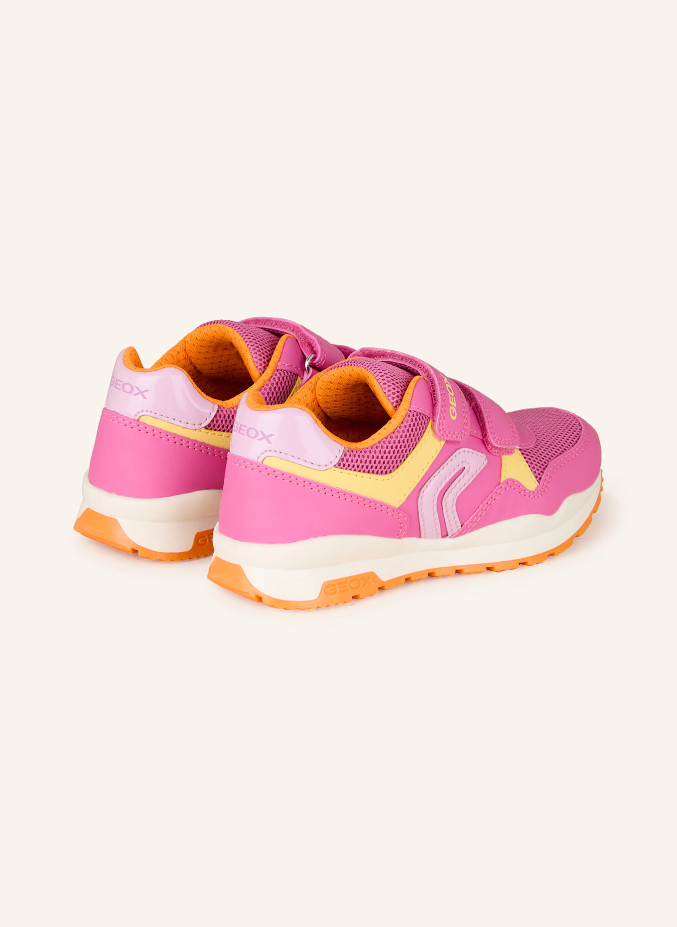 GEOX Sneaker PAVEL: FUCHSIA/ ORANGE/ GELB