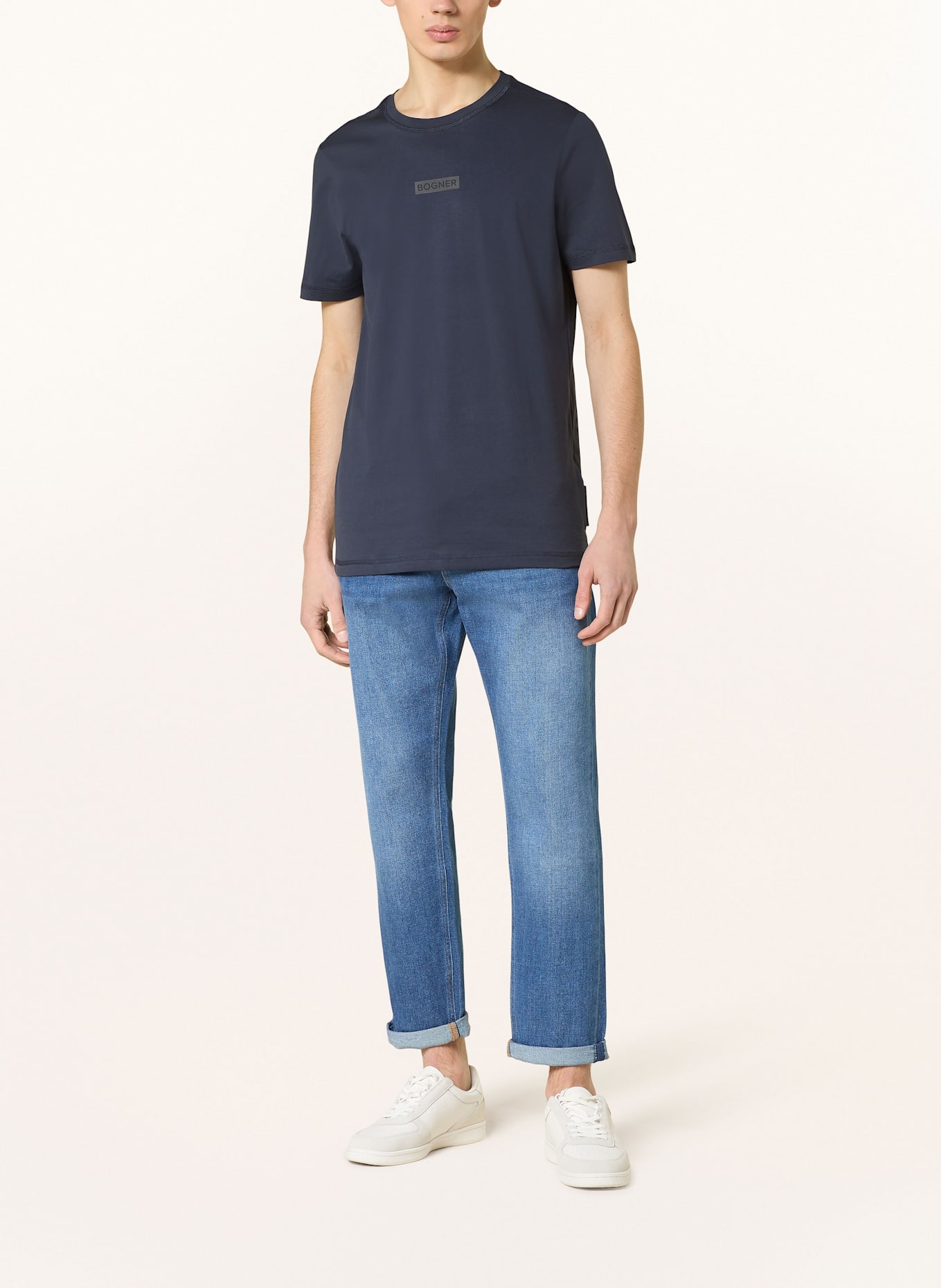 BOGNER T-shirt: GRANATOWY