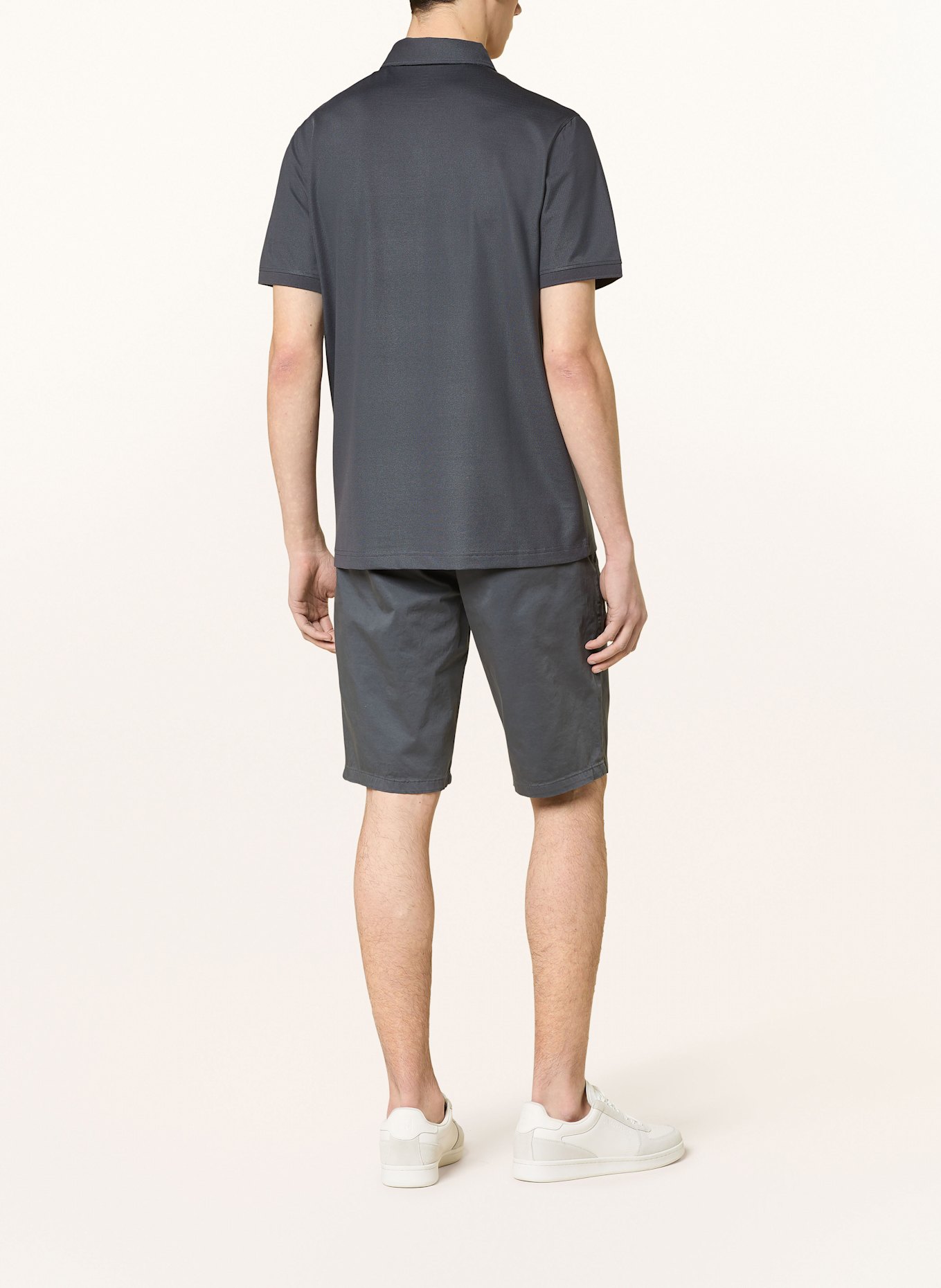 BOGNER Koszulka polo z materiału pika TIMO regular fit: CZIEMNOSZARY