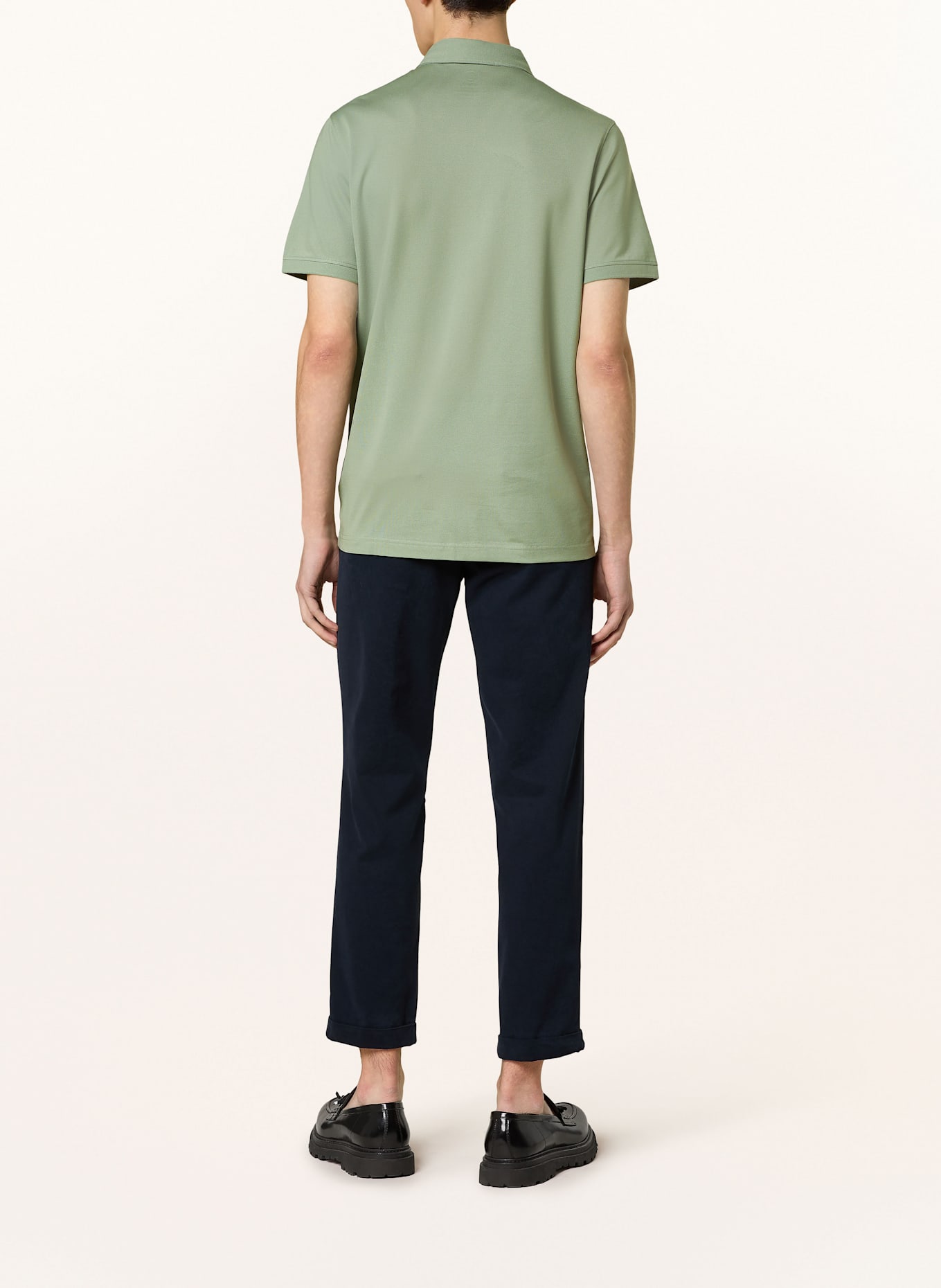 BOGNER Koszulka polo z materiału pika TIMO regular fit: CIEMNOZIELONY