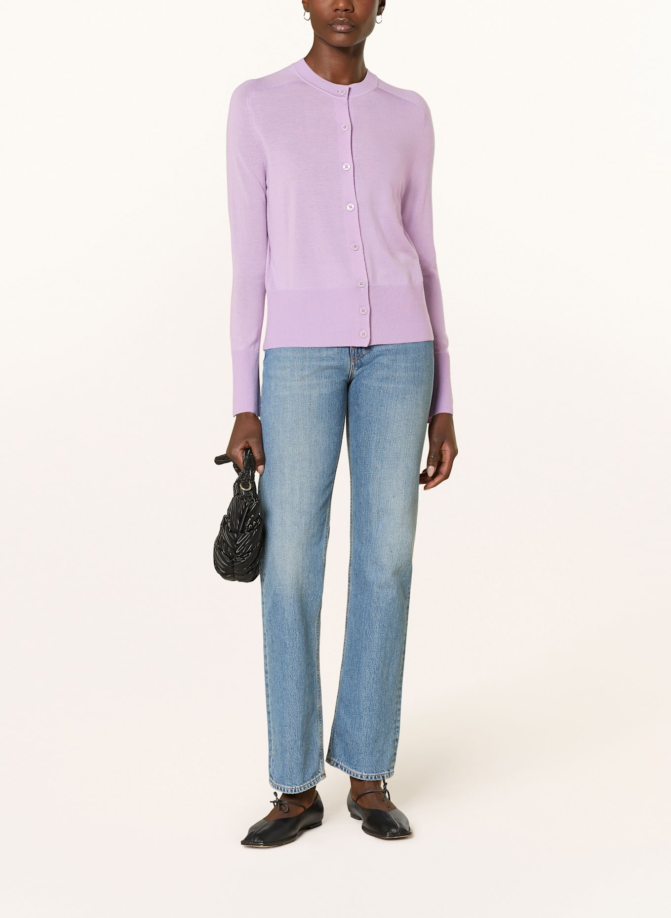 BOGNER Strickjacke ILMA: HELLLILA