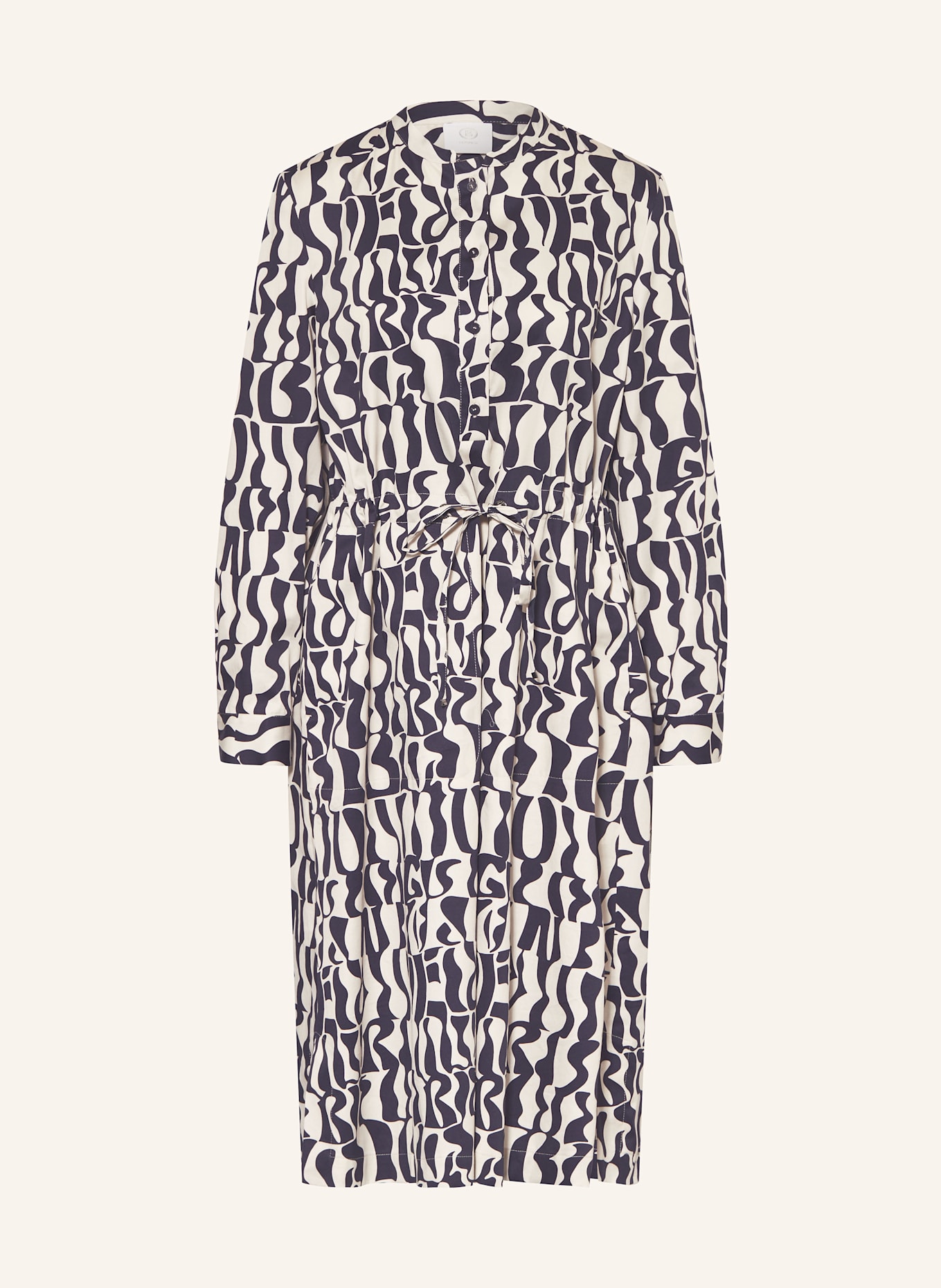BOGNER Kleid: DUNKELBLAU/ BEIGE