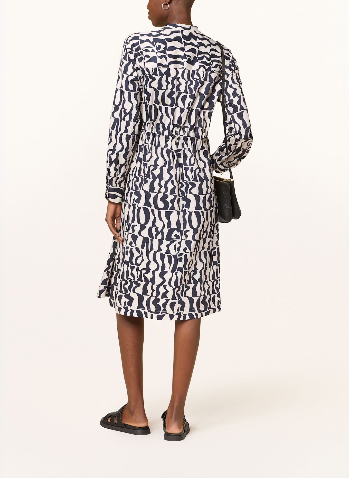 BOGNER Kleid: DUNKELBLAU/ BEIGE