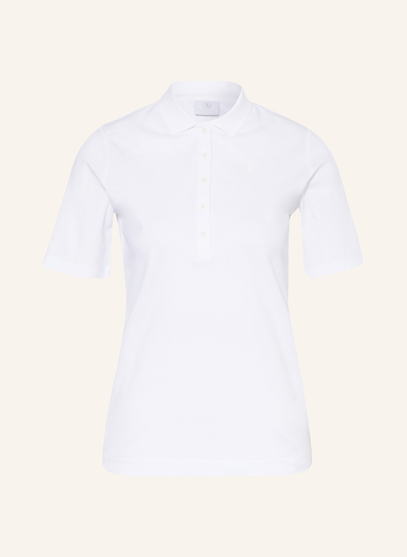 BOGNER Piqué-Poloshirt MALIKA: WEISS