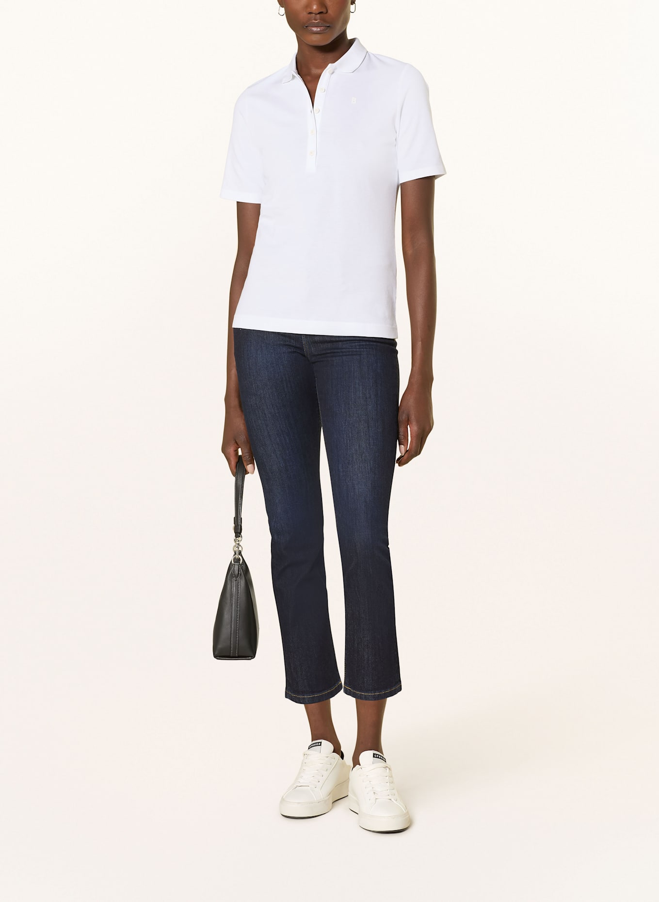 BOGNER Piqué-Poloshirt MALIKA: WEISS