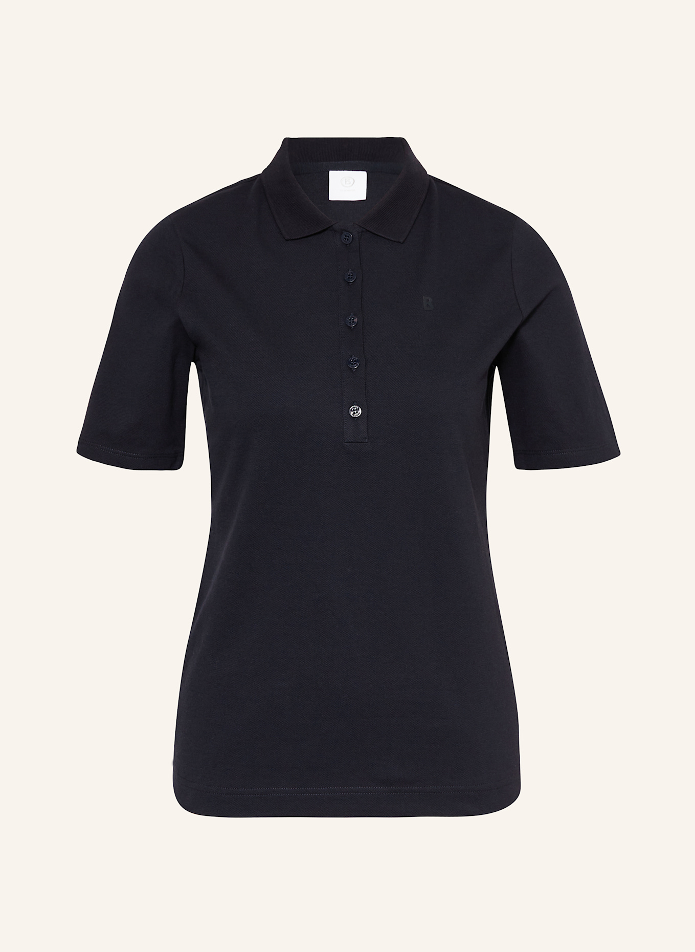 BOGNER Piqué-Poloshirt MALIKA: DUNKELBLAU